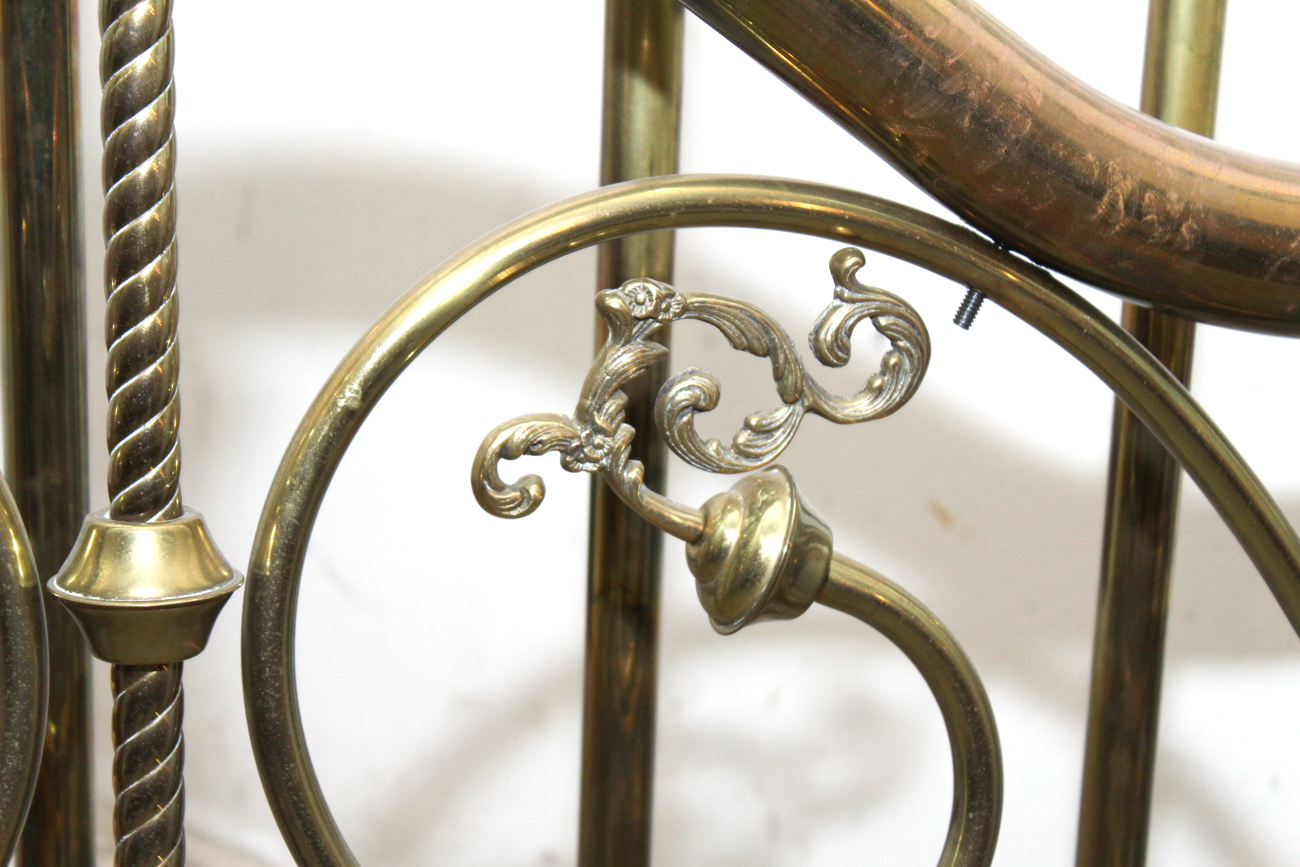 Brass Queen-Size Bed Frame