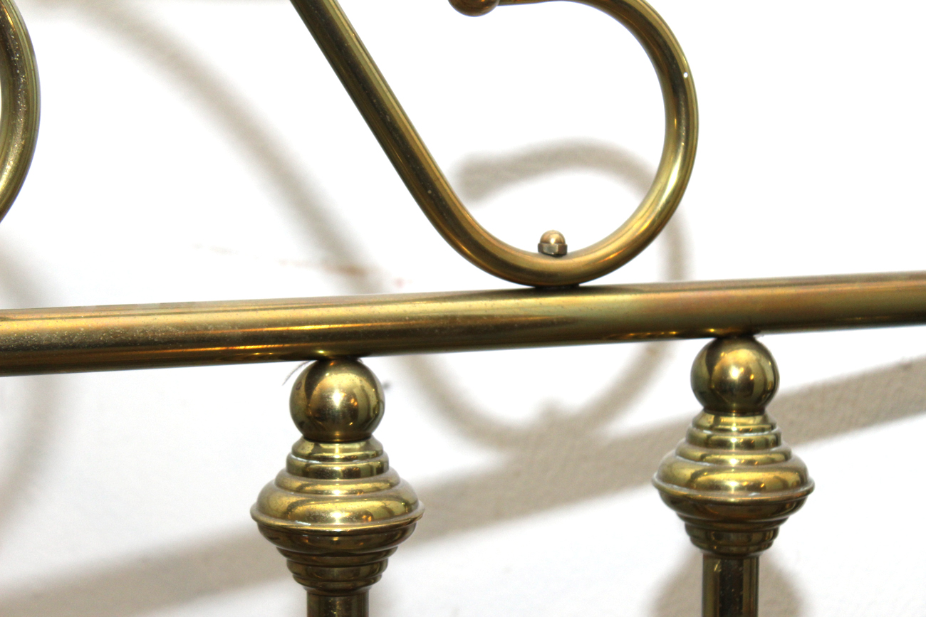 Brass Queen-Size Bed Frame