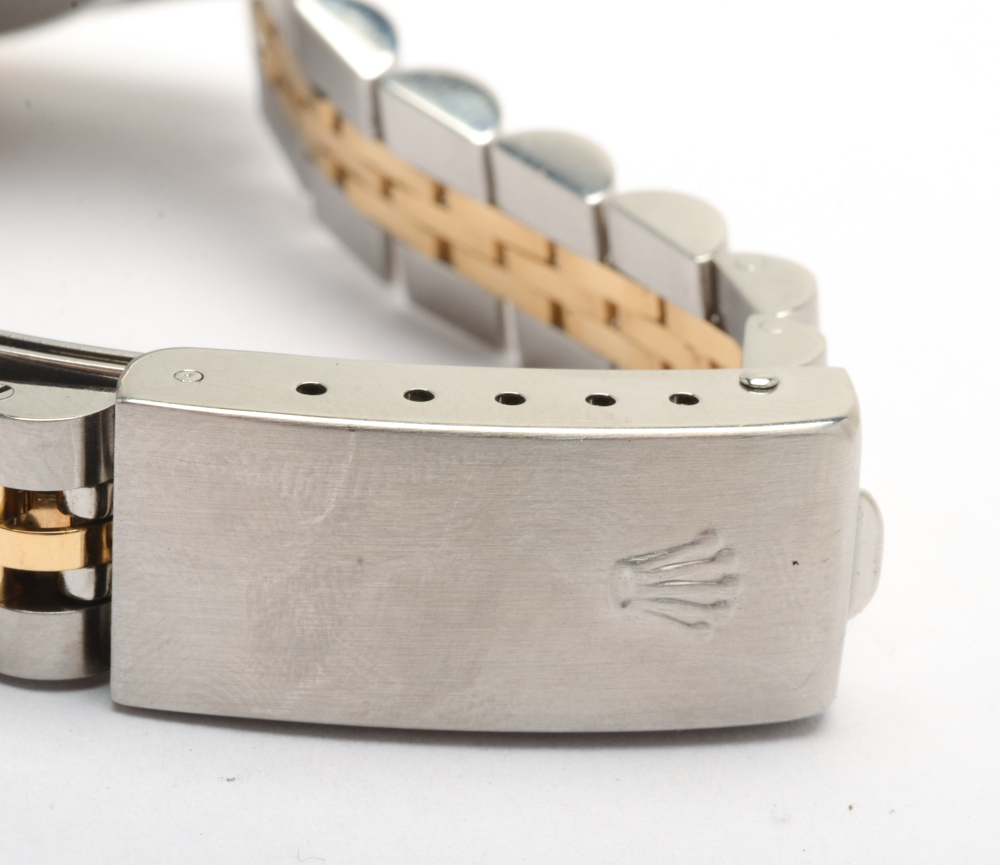 18K Yellow Gold and Stainless Steel Rolex Datejust Diamond 26mm Watch