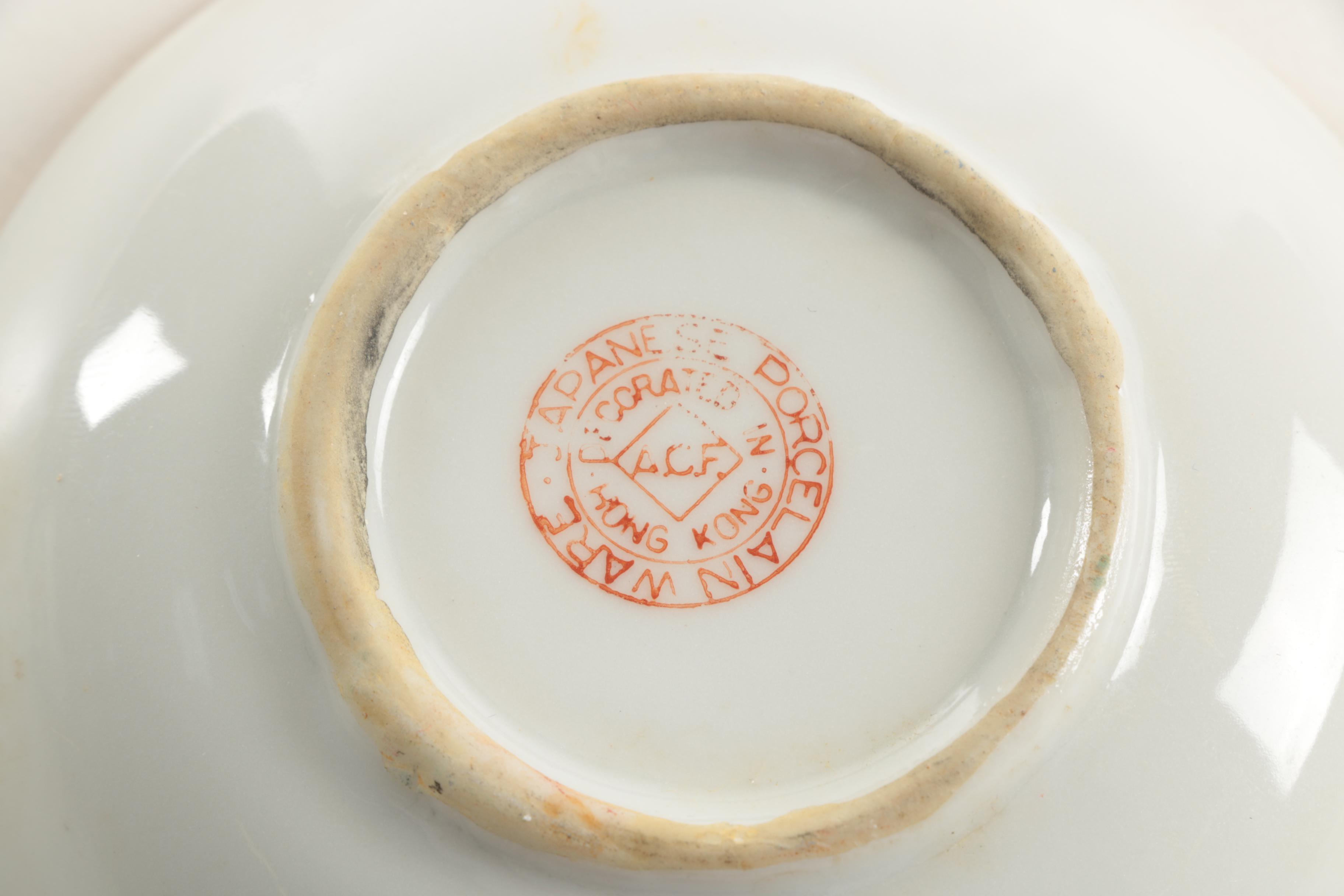 Rose Medallion and Rose Canton Porcelain Tableware