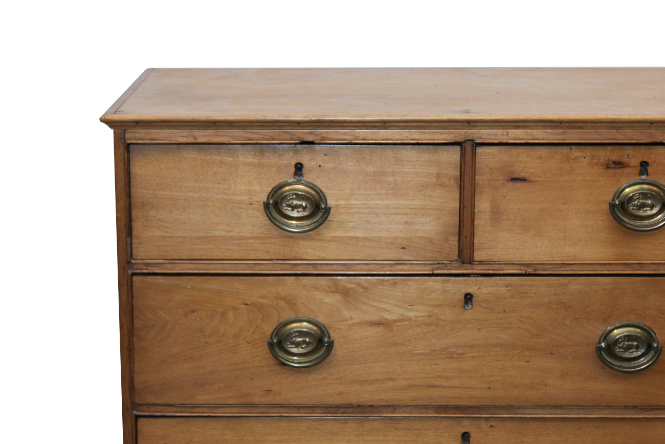 Antique Federal Style Birch Chest of Drawers