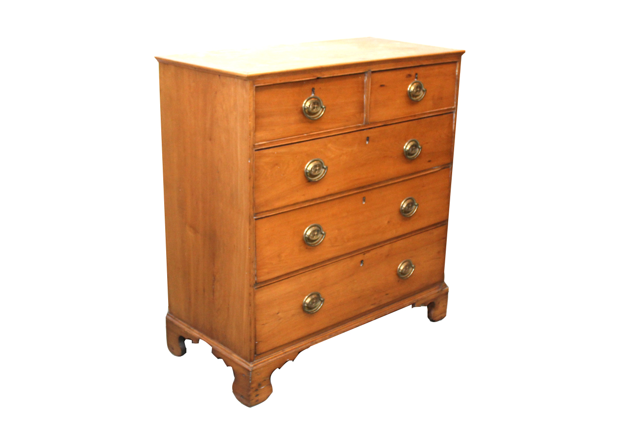 Antique Federal Style Birch Chest of Drawers