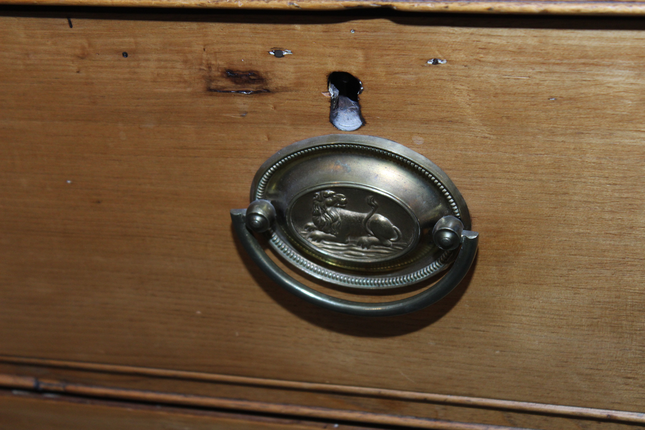 Antique Federal Style Birch Chest of Drawers