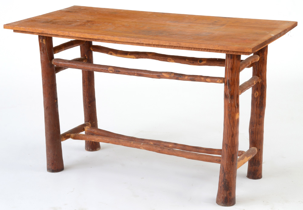 Vintage Rustic Oak Top Table