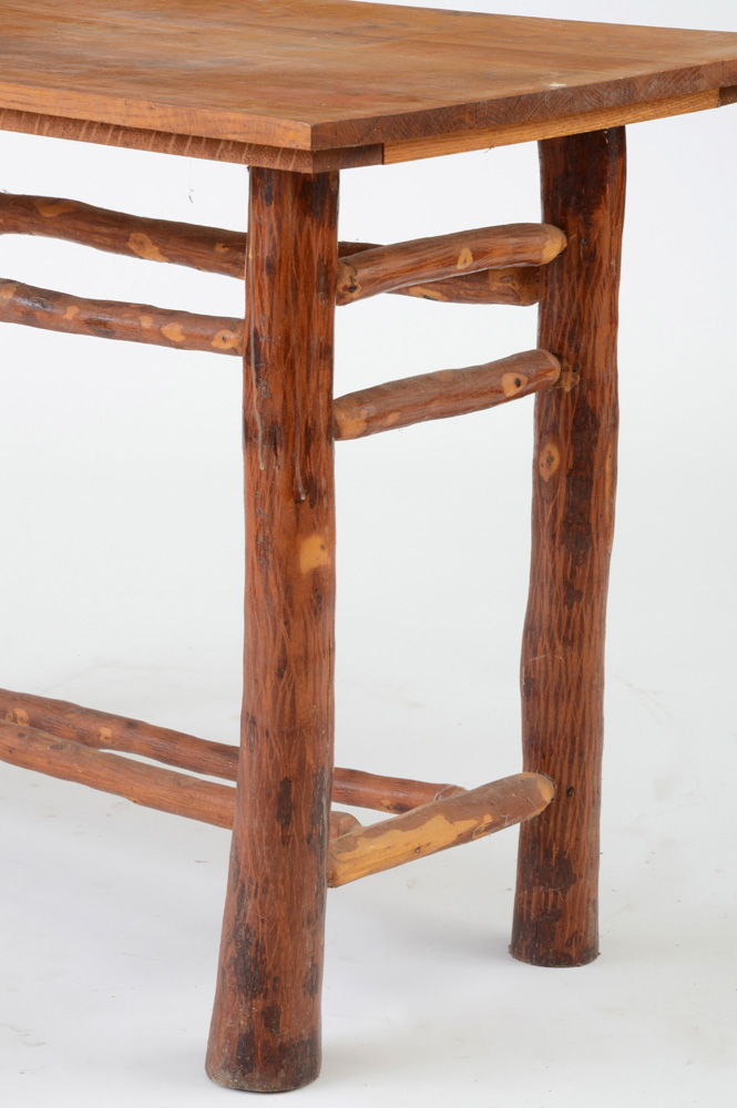 Vintage Rustic Oak Top Table