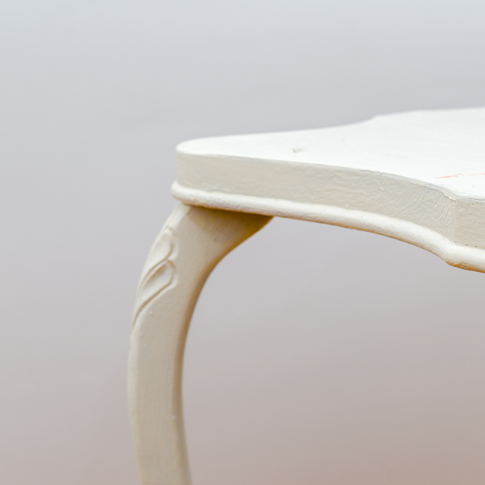 Vintage White Side Table