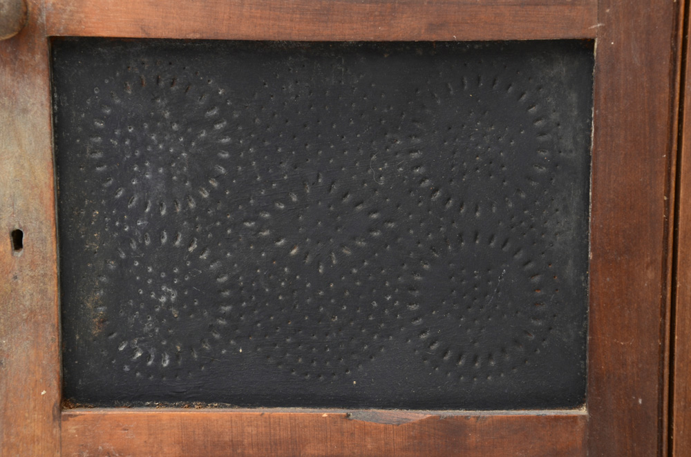 Antique Stained Poplar Pie Safe