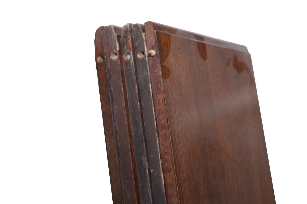 Antique Flame-Grained Oak Extension Table