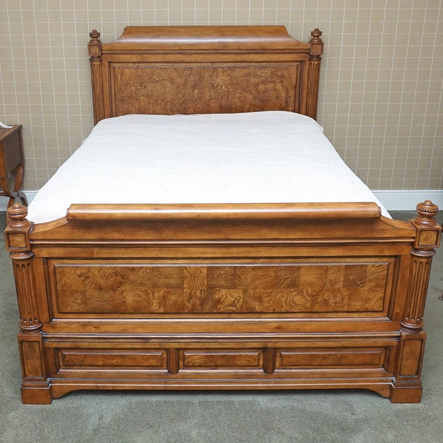 Queen Size Cherry Bed Frame