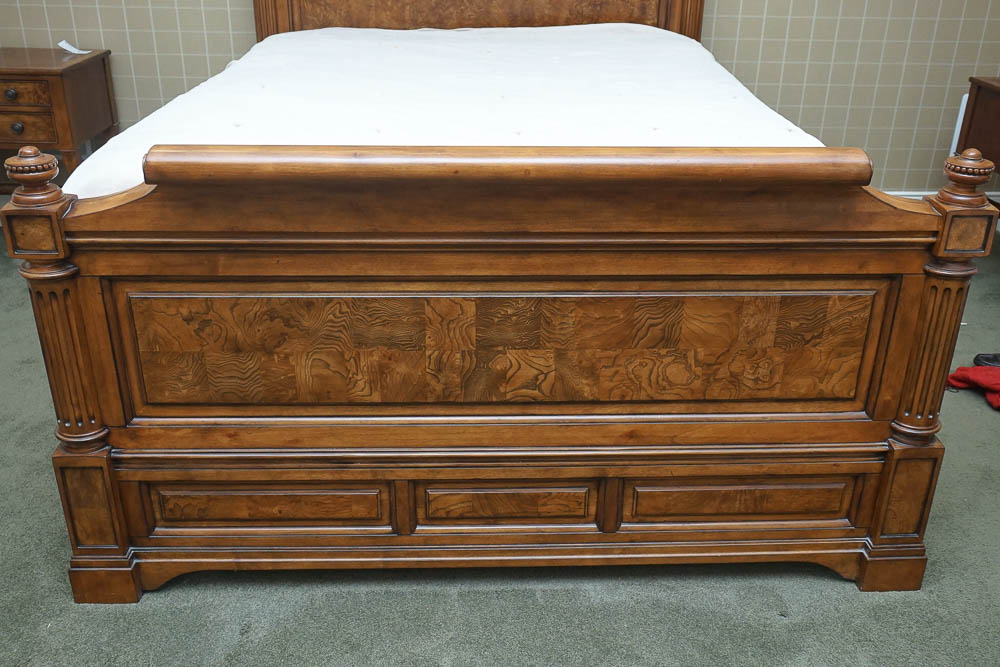 Queen Size Cherry Bed Frame