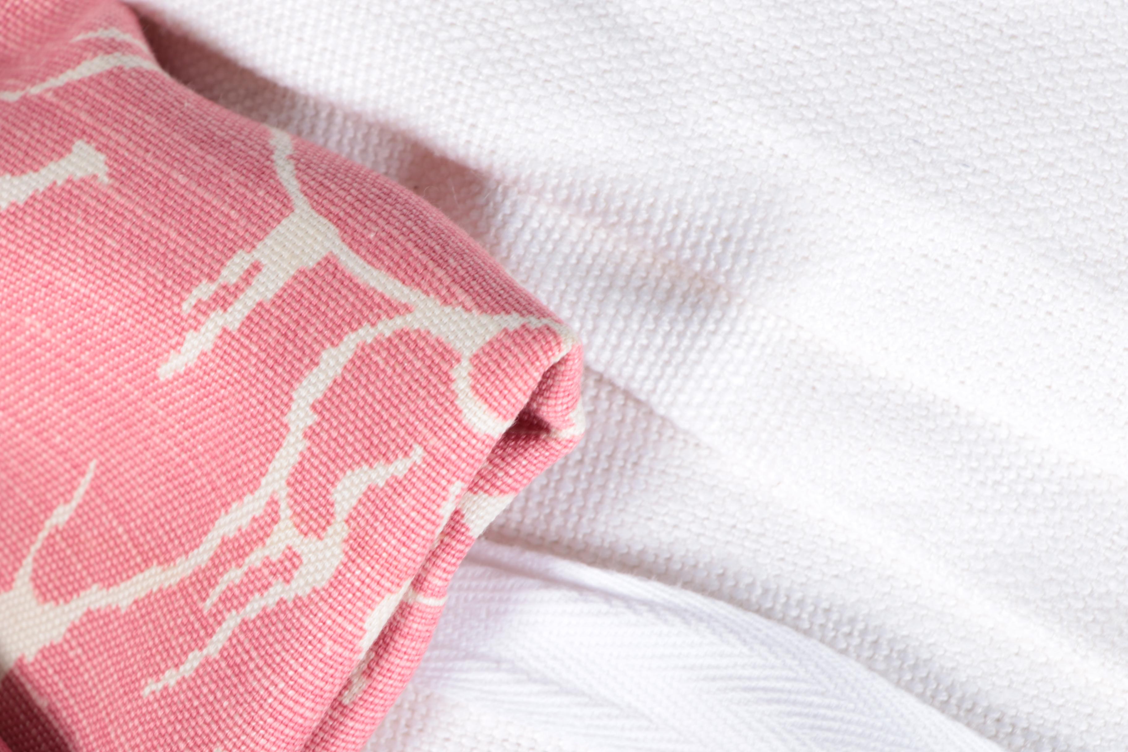 Serena & Lily Linen Window Panel and Printed Pillow Covers