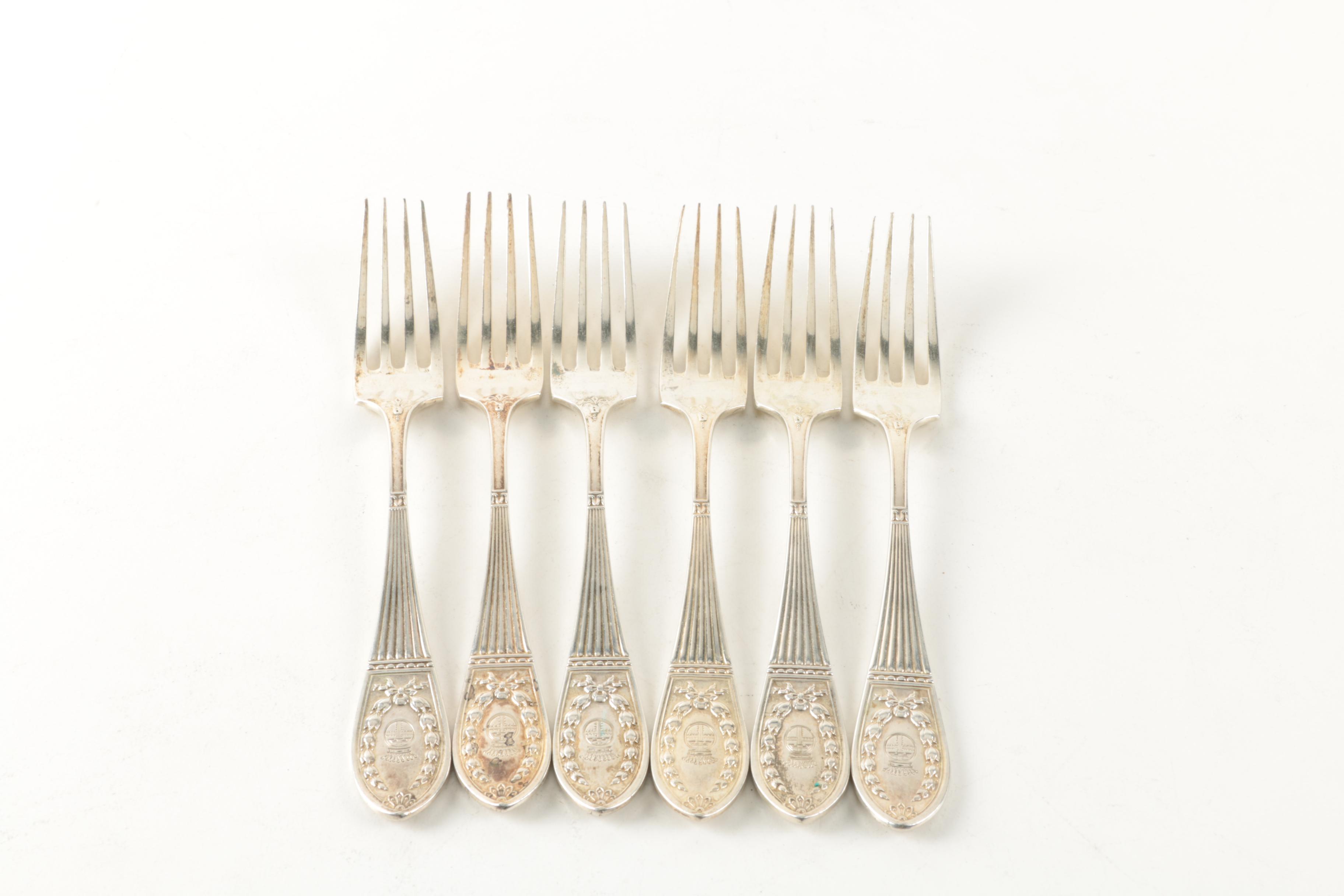 M. H. Wilkens & Söhne 800 Silver Flatware Set