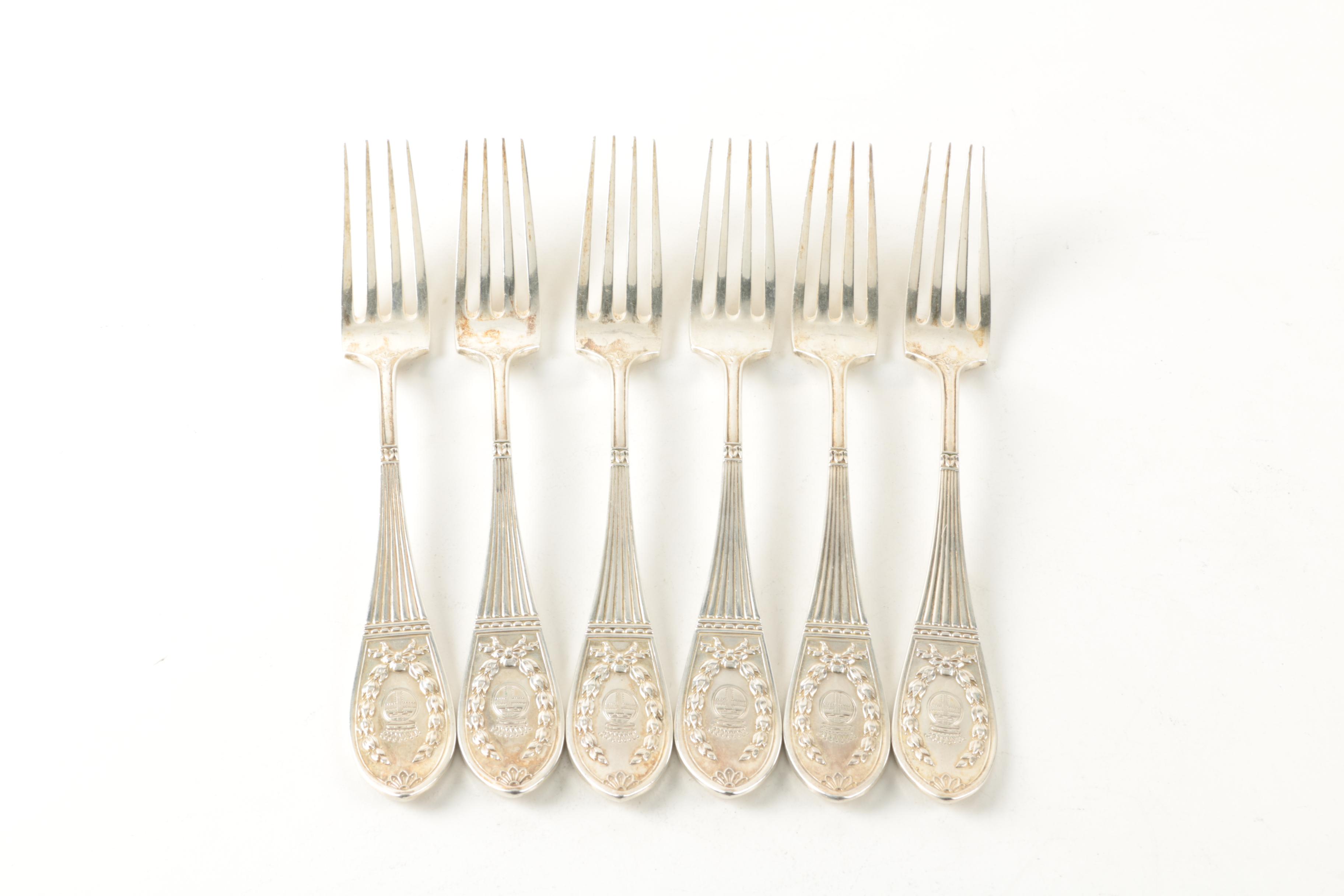M. H. Wilkens & Söhne 800 Silver Flatware Set