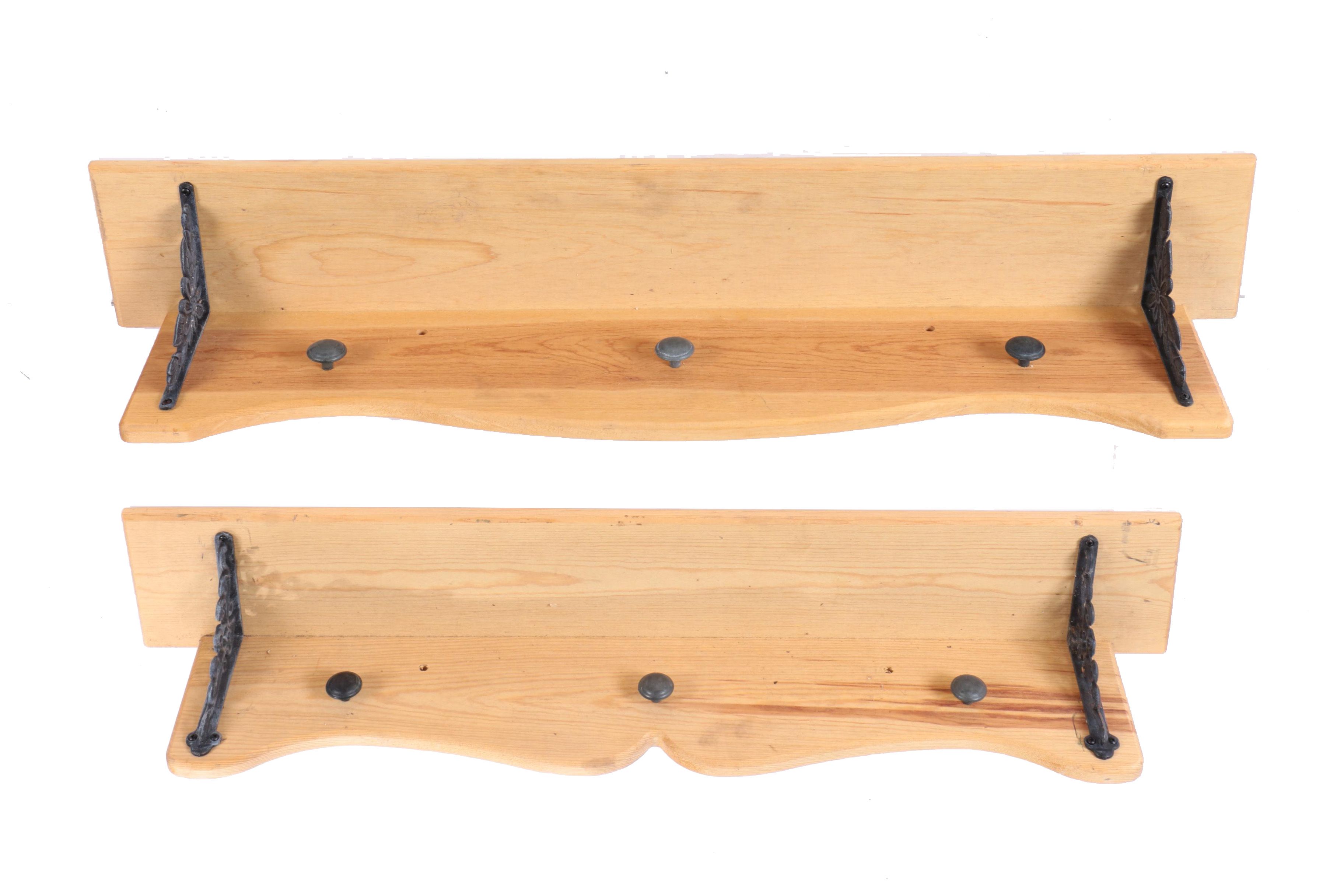 Wooden Hanging Coat Racks