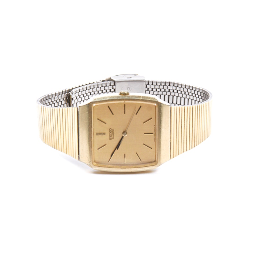 Gold Toned Seiko Wristwatch