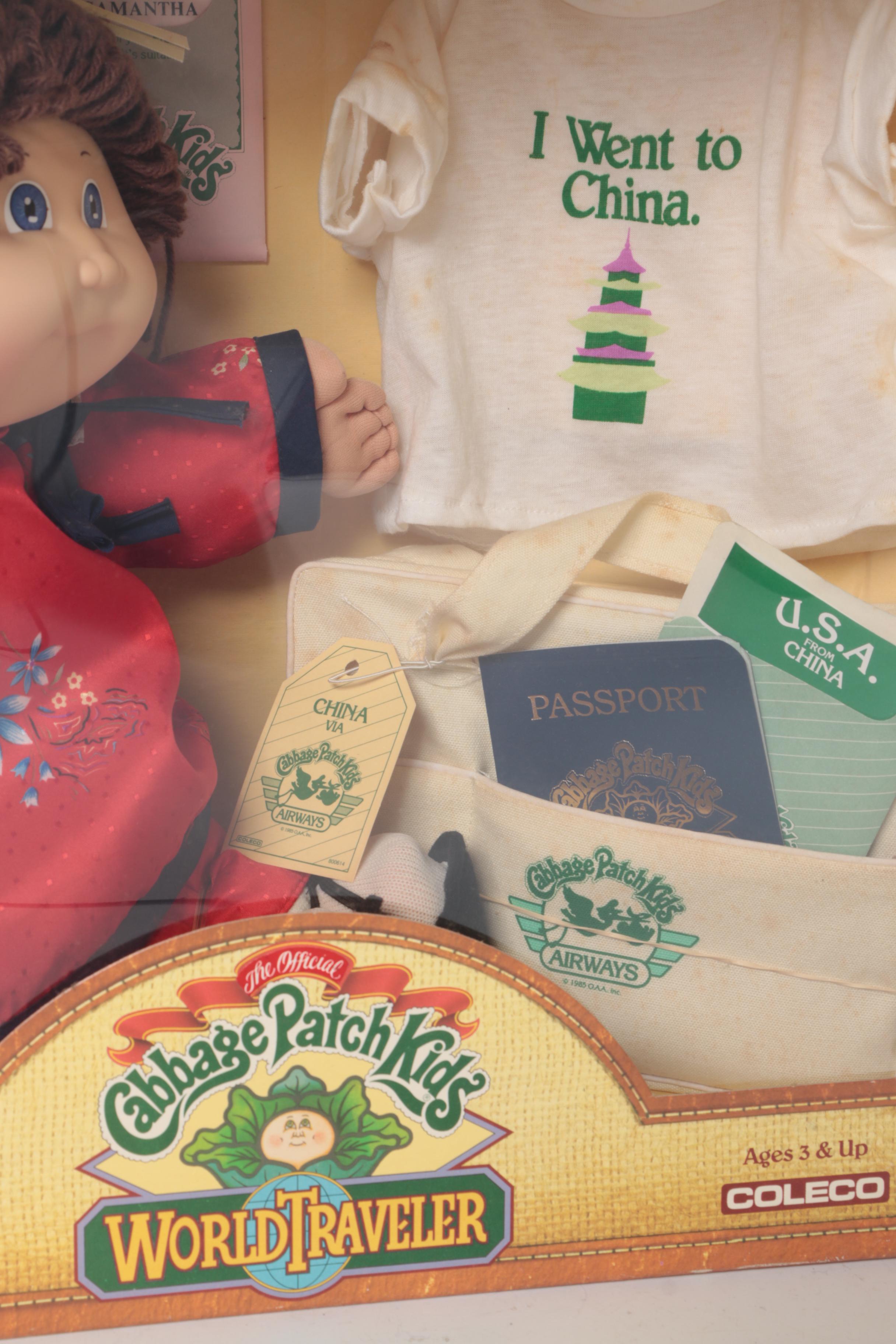 Four World Traveler Cabbage Patch Kids