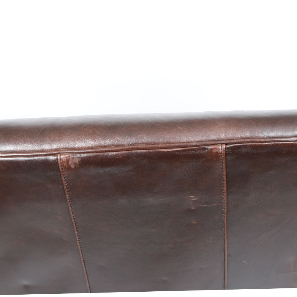 Full Grain Leather Club Chair By Mitchell Gold + Bob Williams
