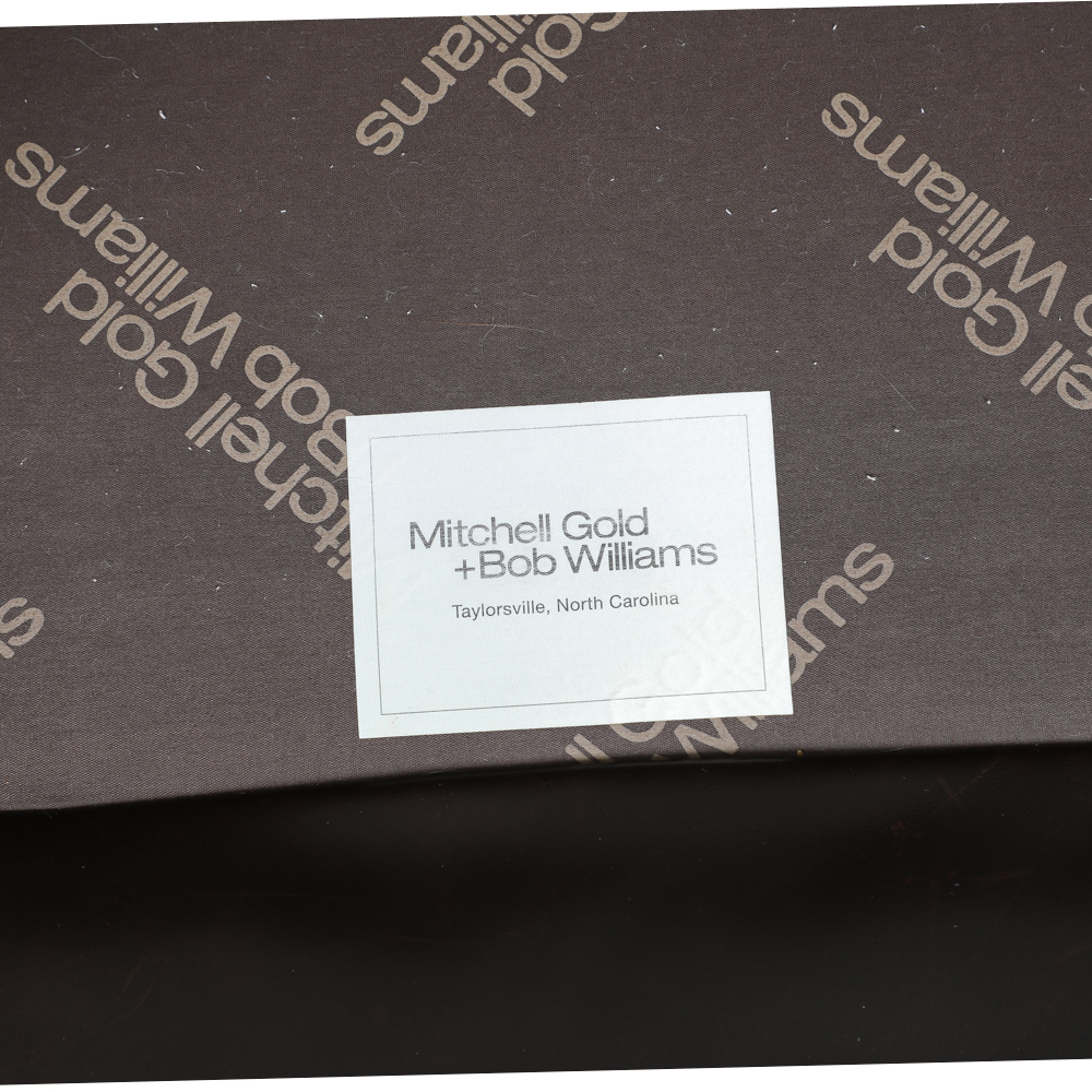 Full Grain Leather Club Chair By Mitchell Gold + Bob Williams