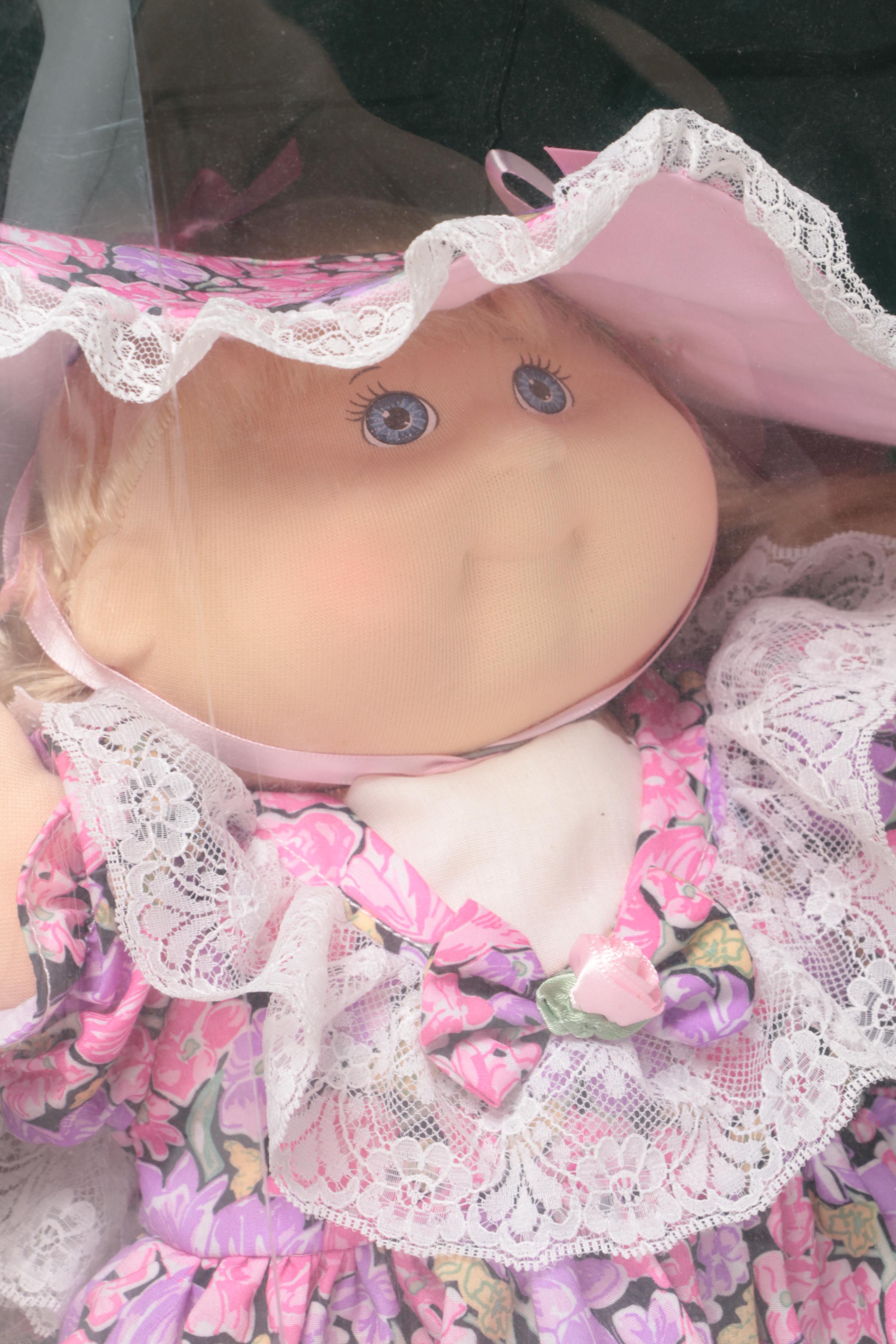 Assortment of Cabbage Patch Kids Including Holiday Baby