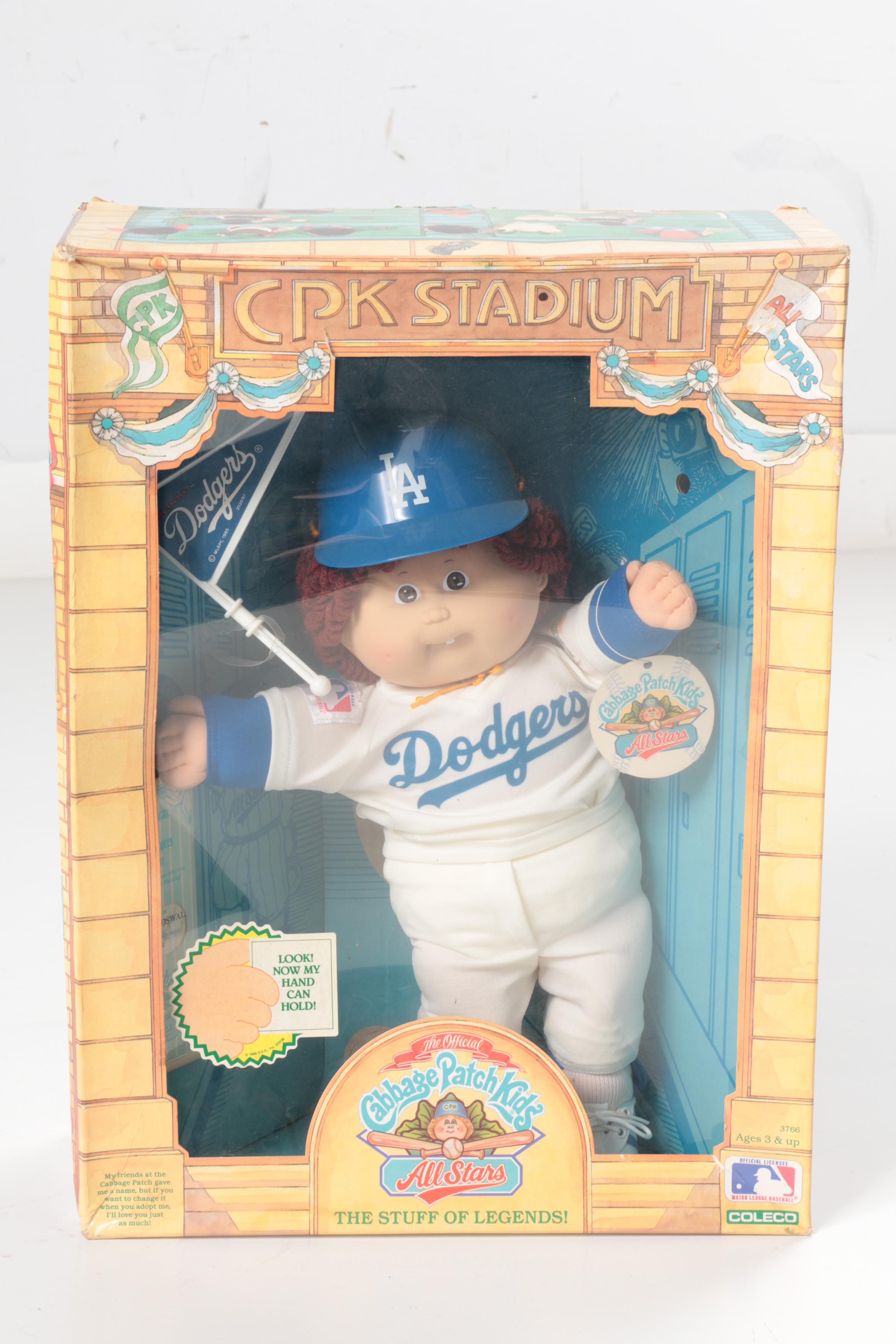 Assortment of Cabbage Patch Kids Including Holiday Baby