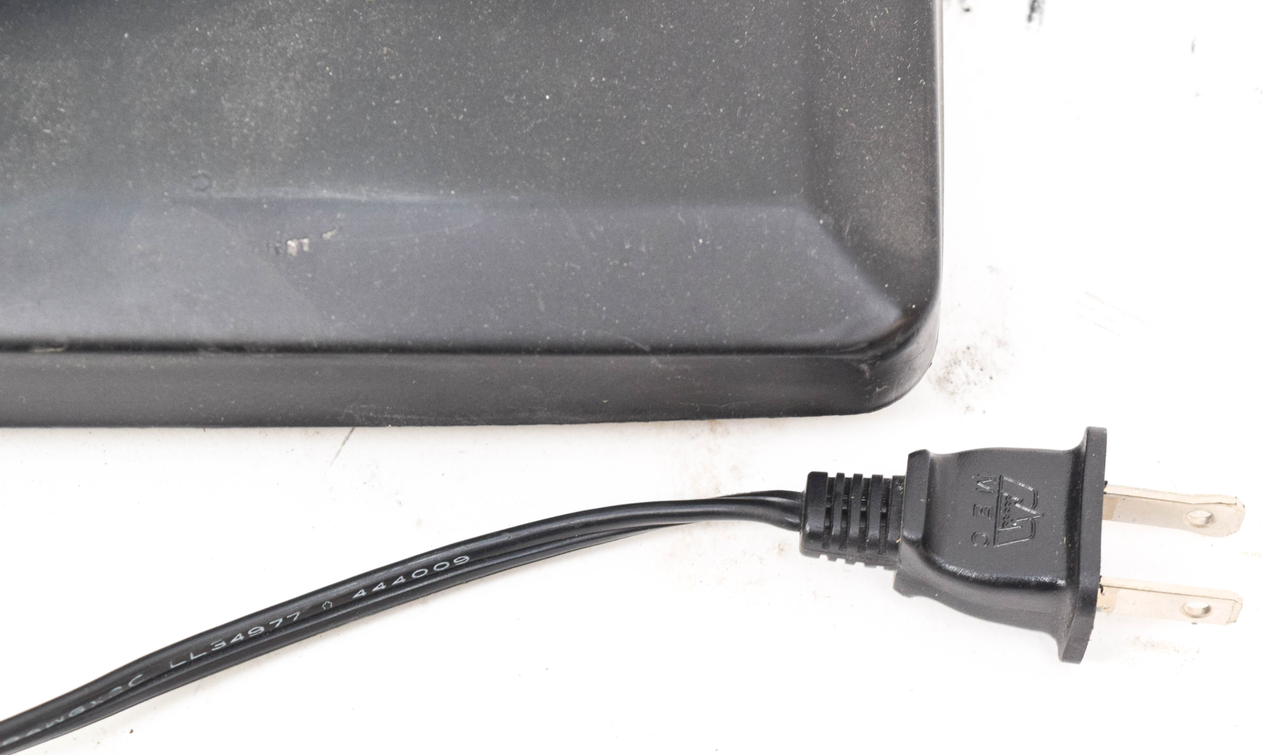 Modern Black Metal and Glass Torchiere Lamp