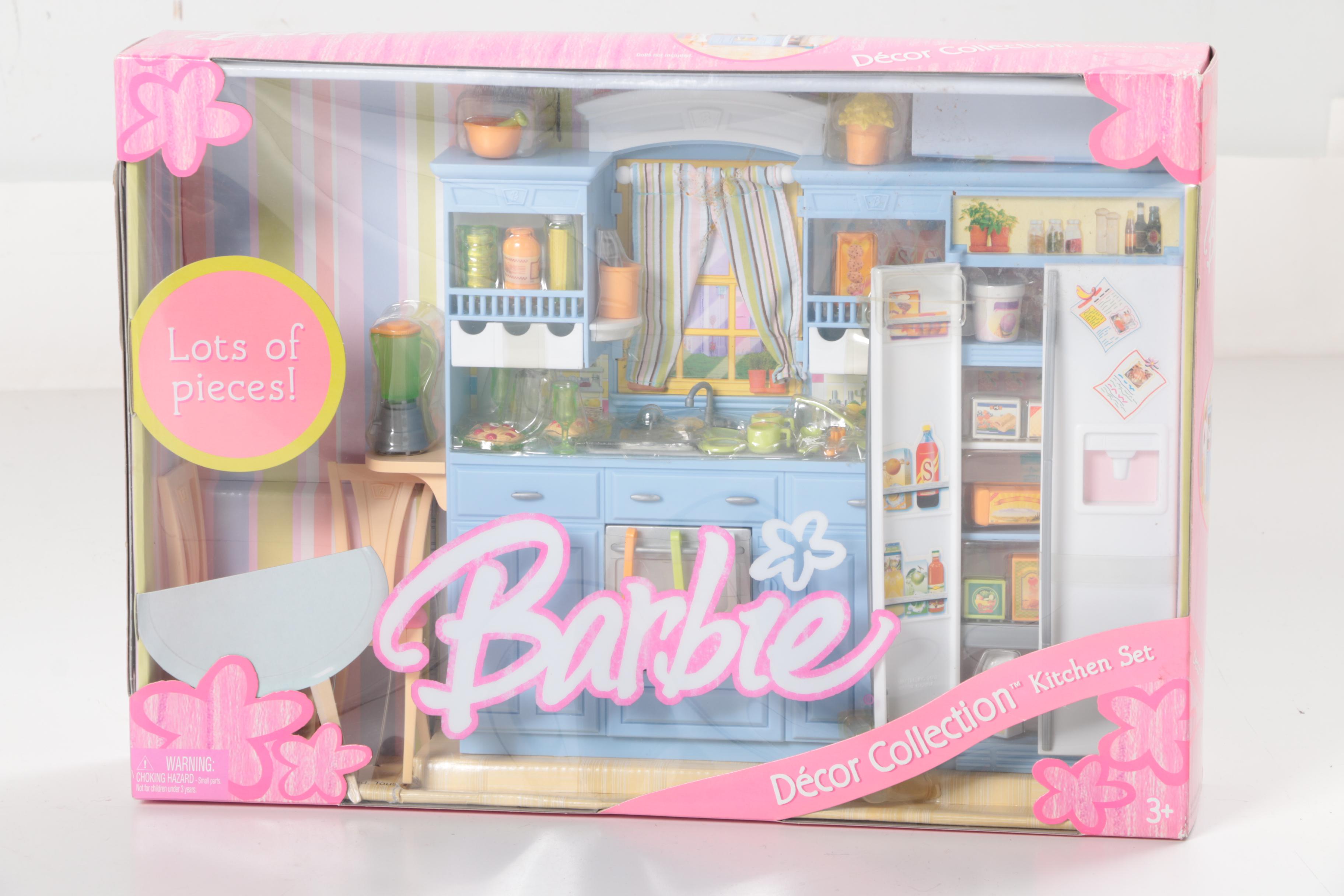 Four Barbie Furniture Sets
