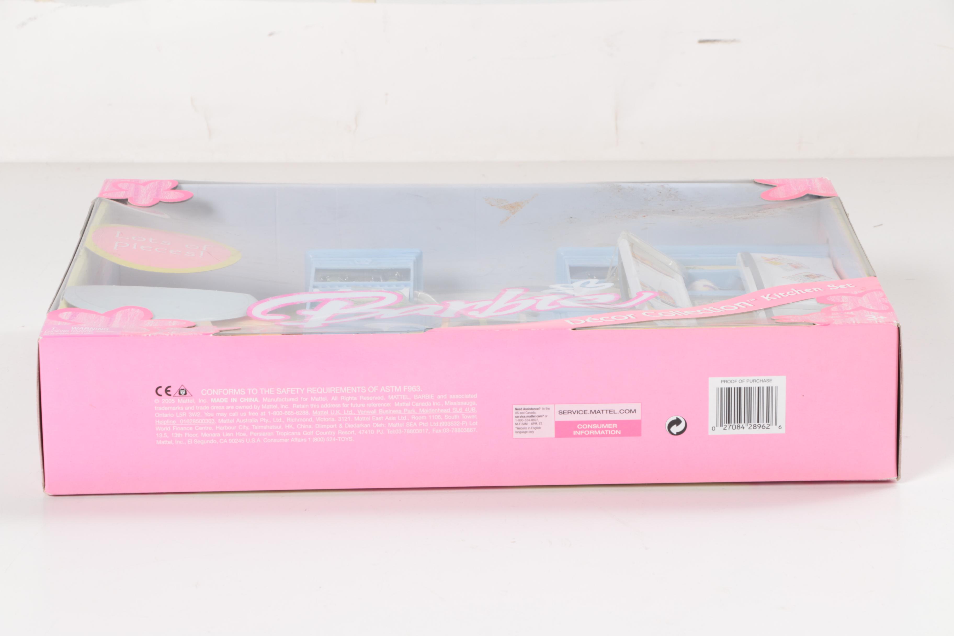 Four Barbie Furniture Sets