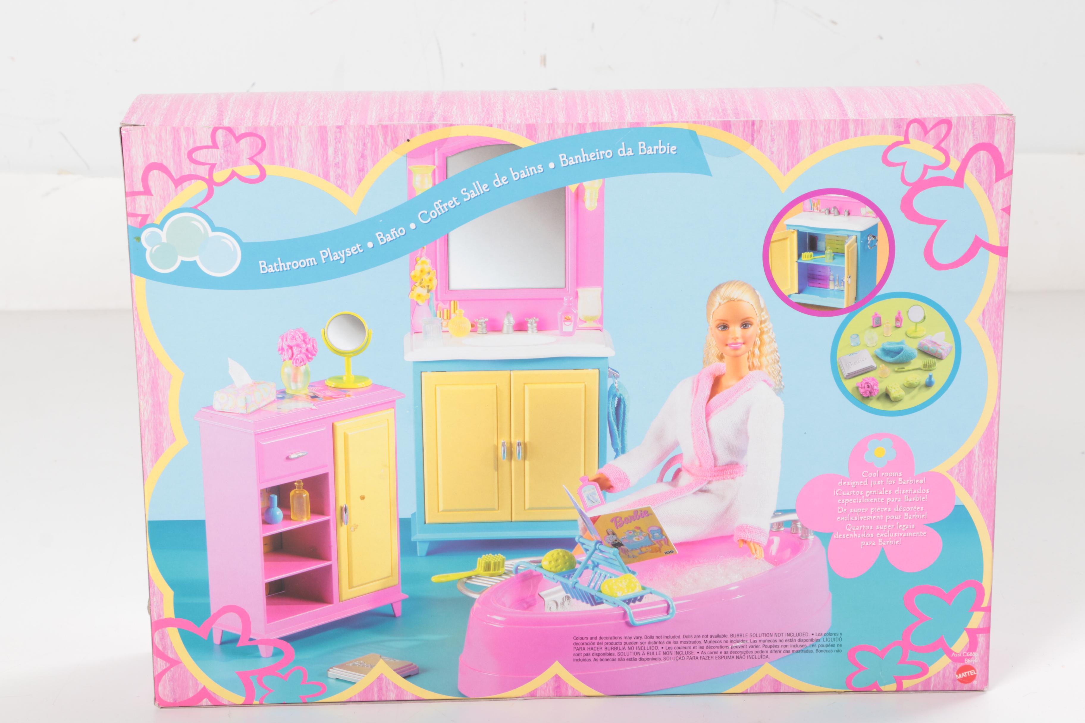 Four Barbie Furniture Sets