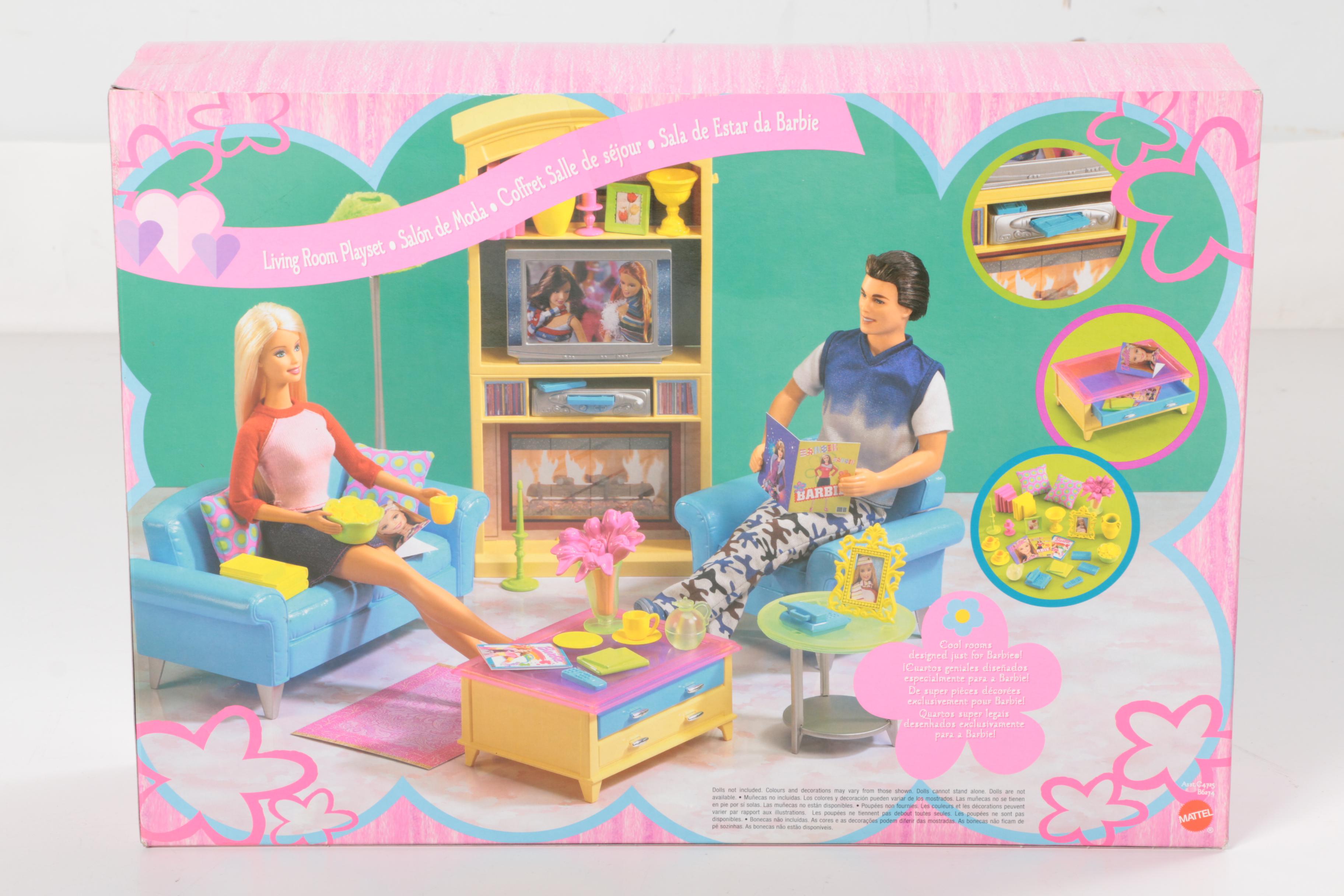 Four Barbie Furniture Sets