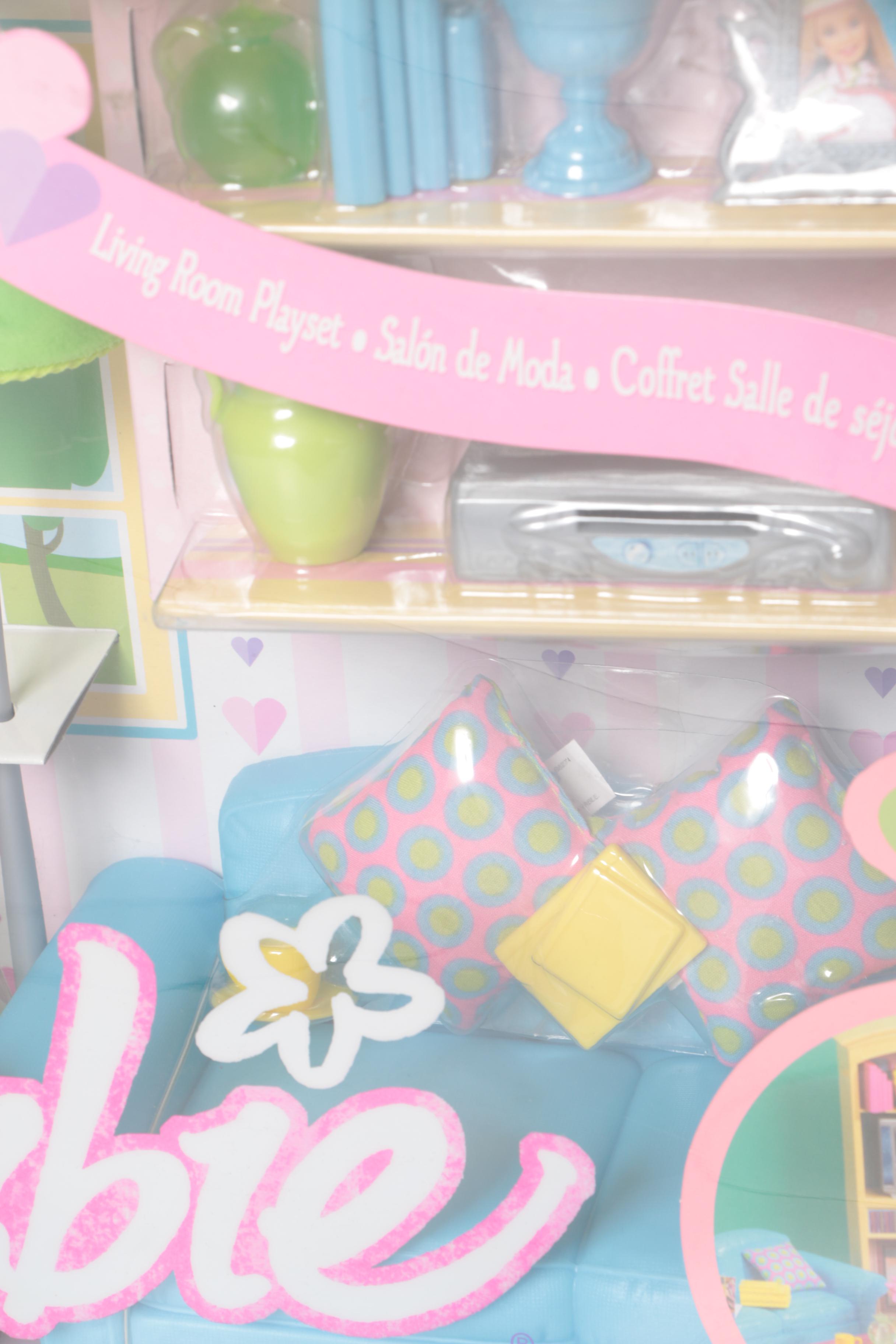 Four Barbie Furniture Sets