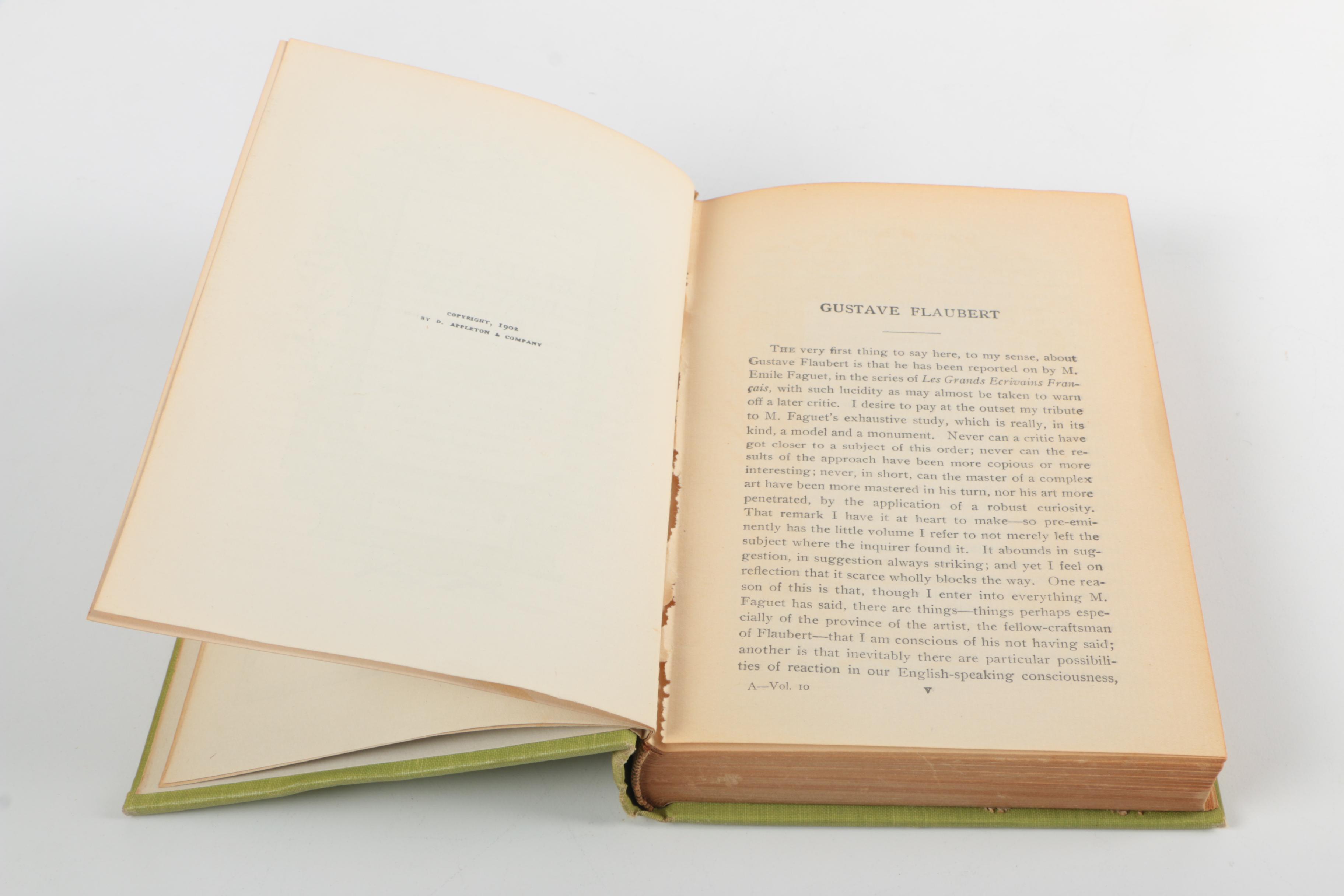 1902 Ten-Volume Collection of "The French Classical Romances"