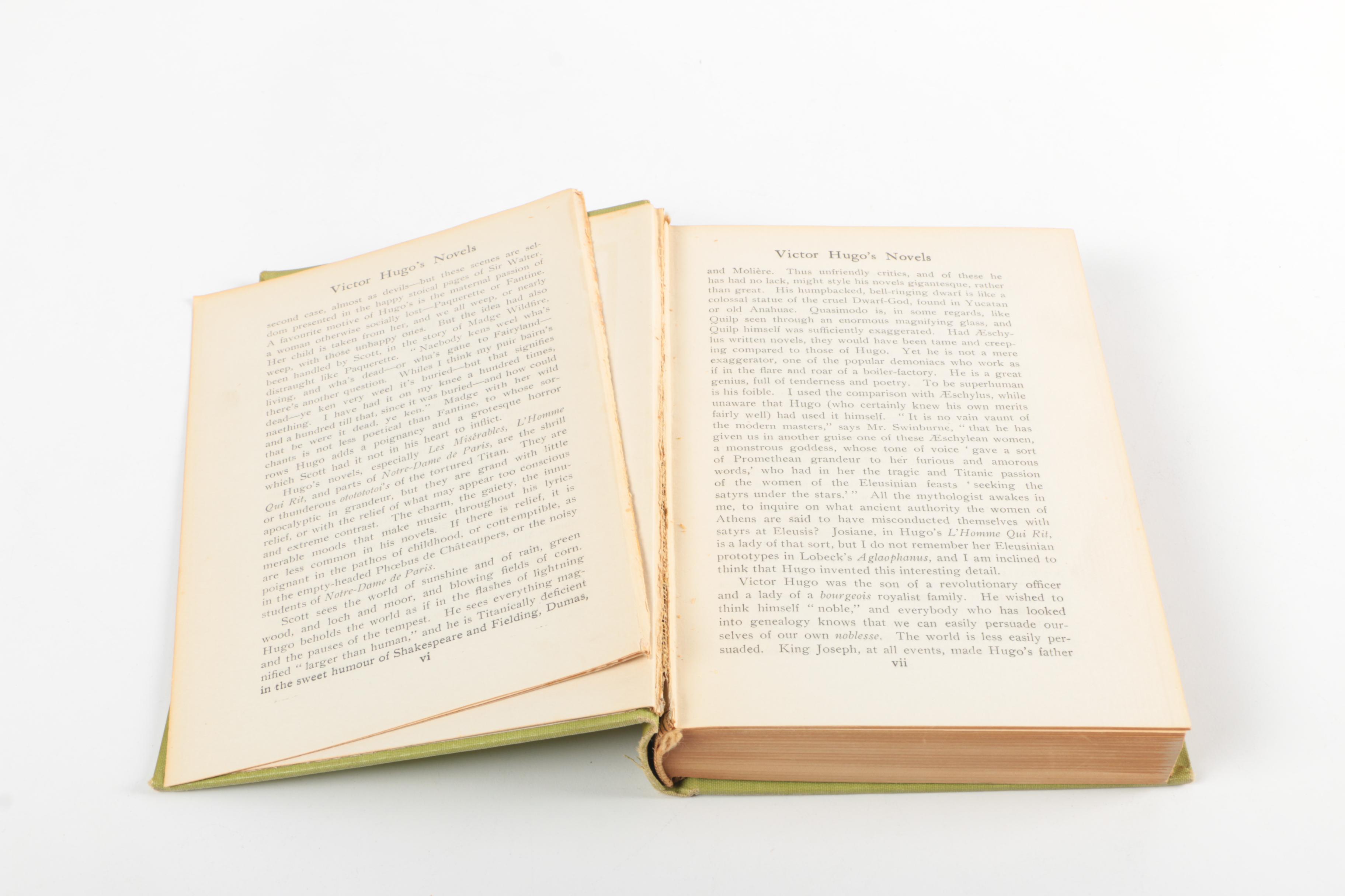 1902 Ten-Volume Collection of "The French Classical Romances"