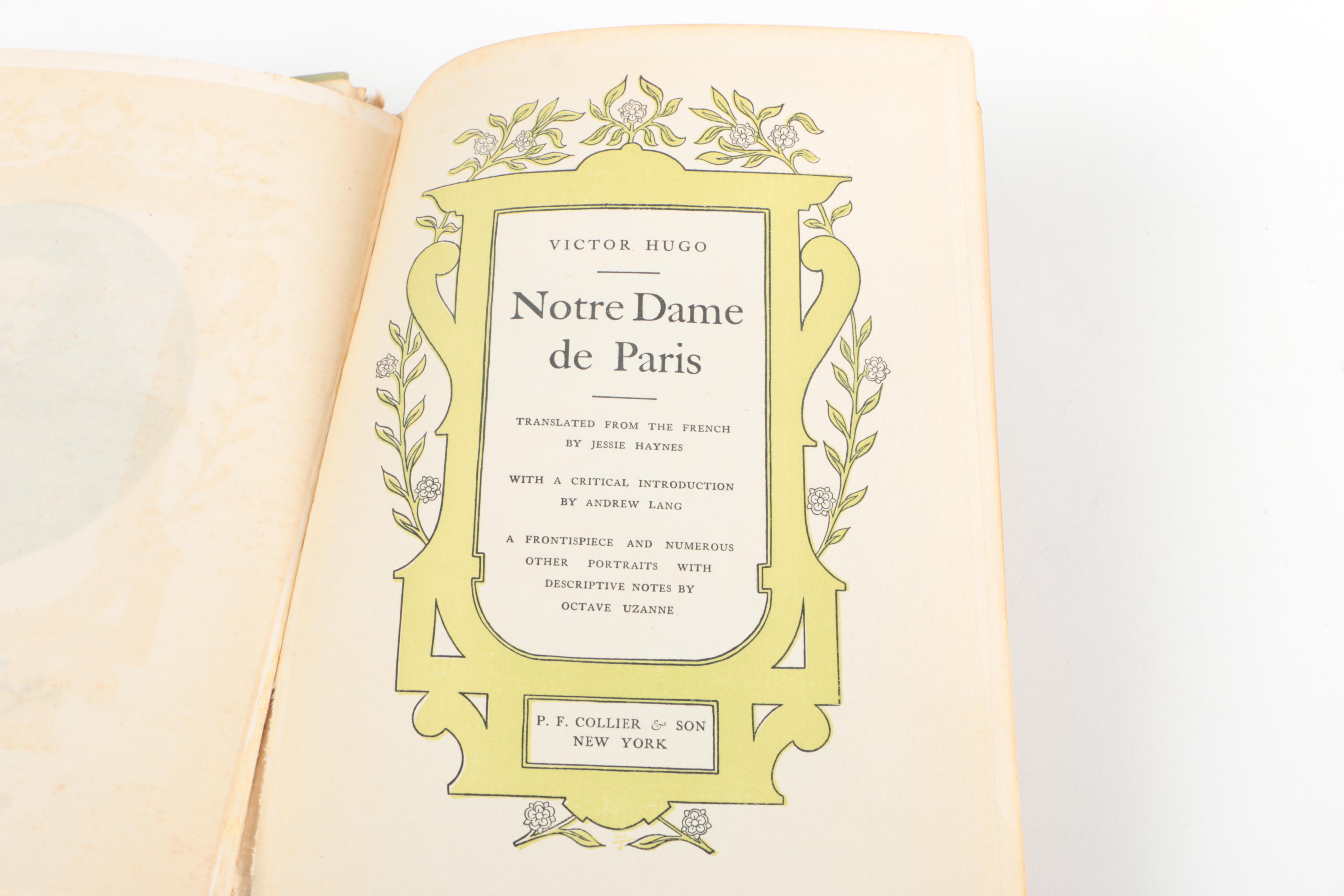 1902 Ten-Volume Collection of "The French Classical Romances"