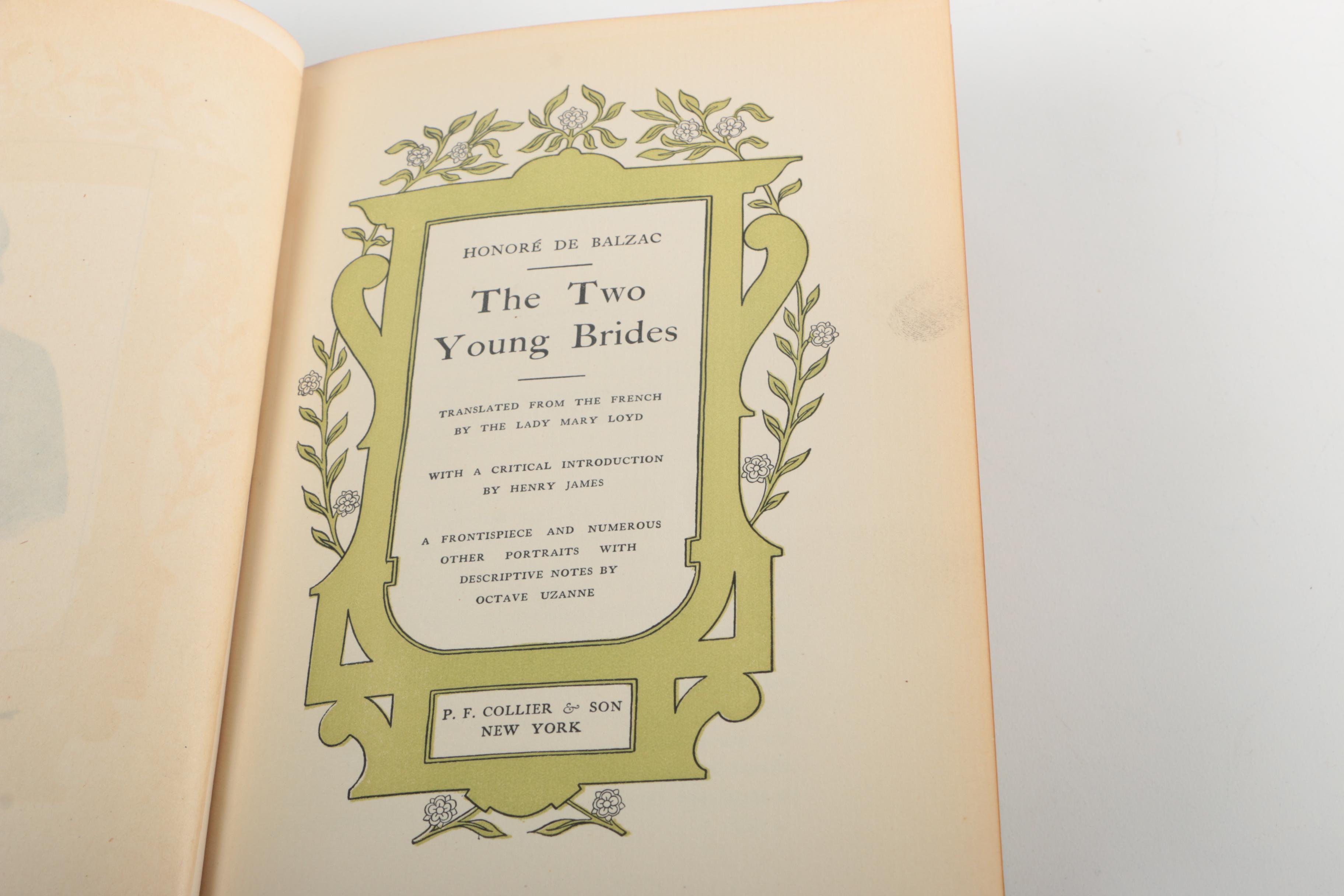 1902 Ten-Volume Collection of "The French Classical Romances"