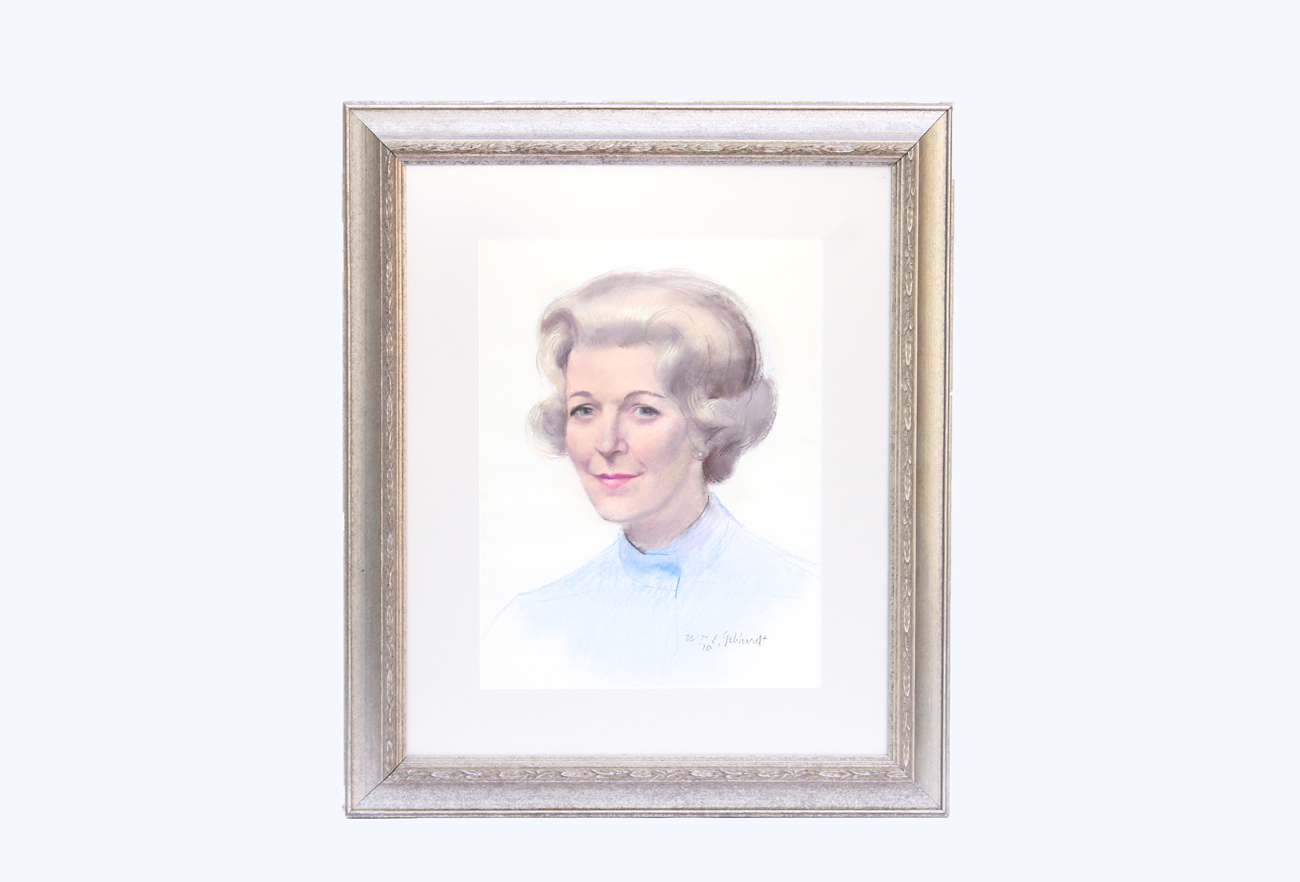 William E. Gebhardt Pastel Portrait