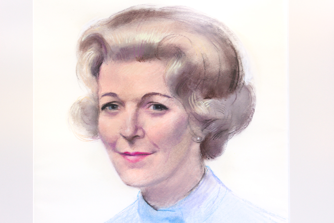 William E. Gebhardt Pastel Portrait