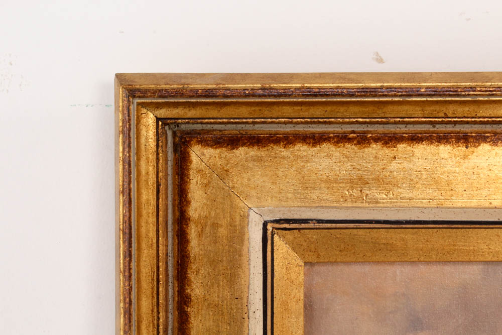 Guido Odierna Oil Painting on Canvas of Ocean Landscape