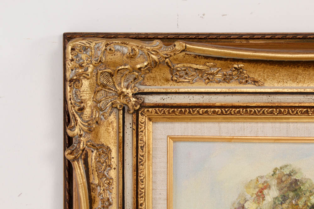 Rijssen Framed Oil Painting on Canvas