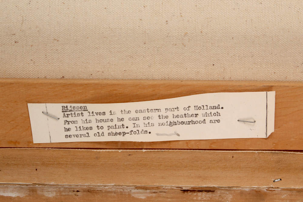 Rijssen Framed Oil Painting on Canvas