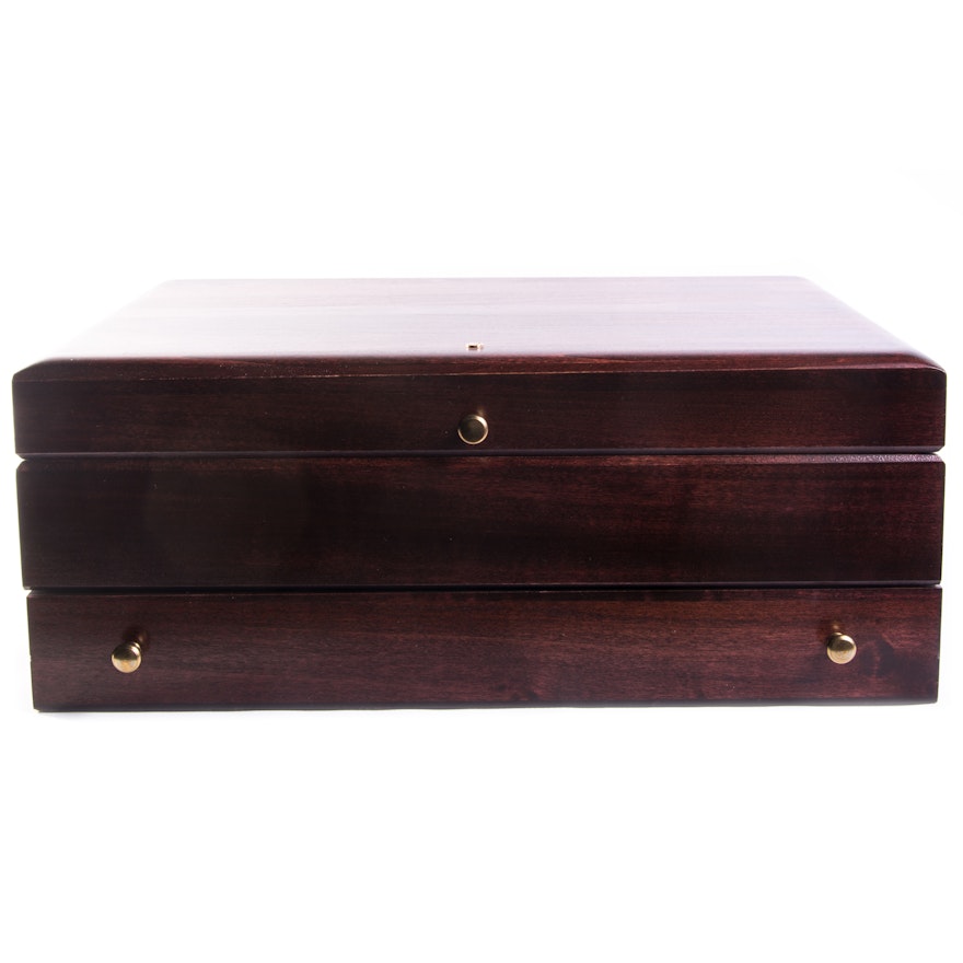 Wooden Flatware Chest