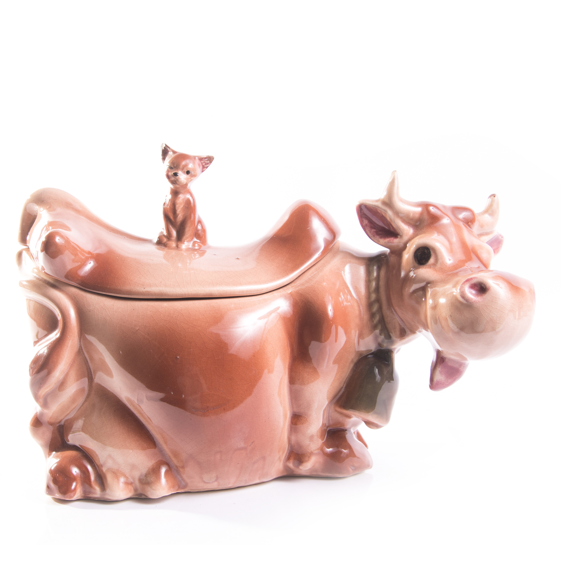 Vintage Brush McCoy Cow Cookie Jar