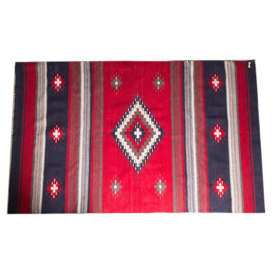 Handwoven Mexican Wool Rug