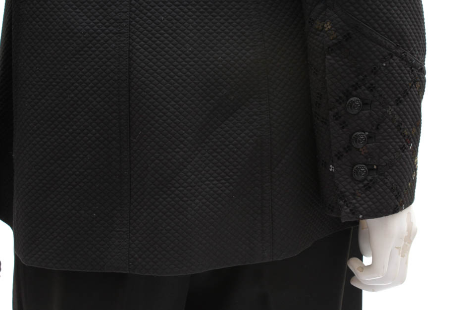 "Pam McMahon Couture" Women's Tuxedo Slacks and Black Sequined Jacket