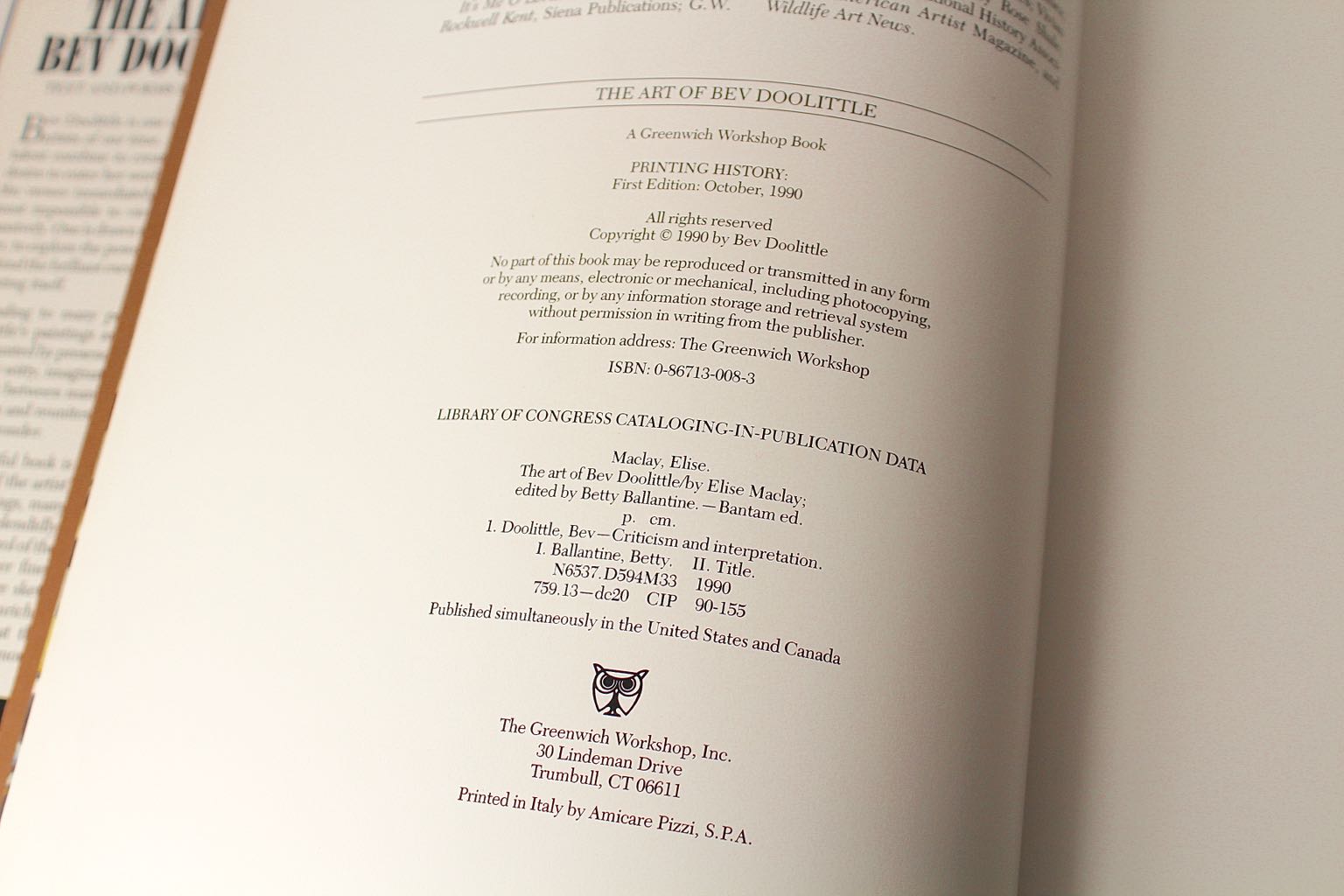 Bev Doolittle Signed Limited Edition Offset Lithograph "Season of the Eagle"