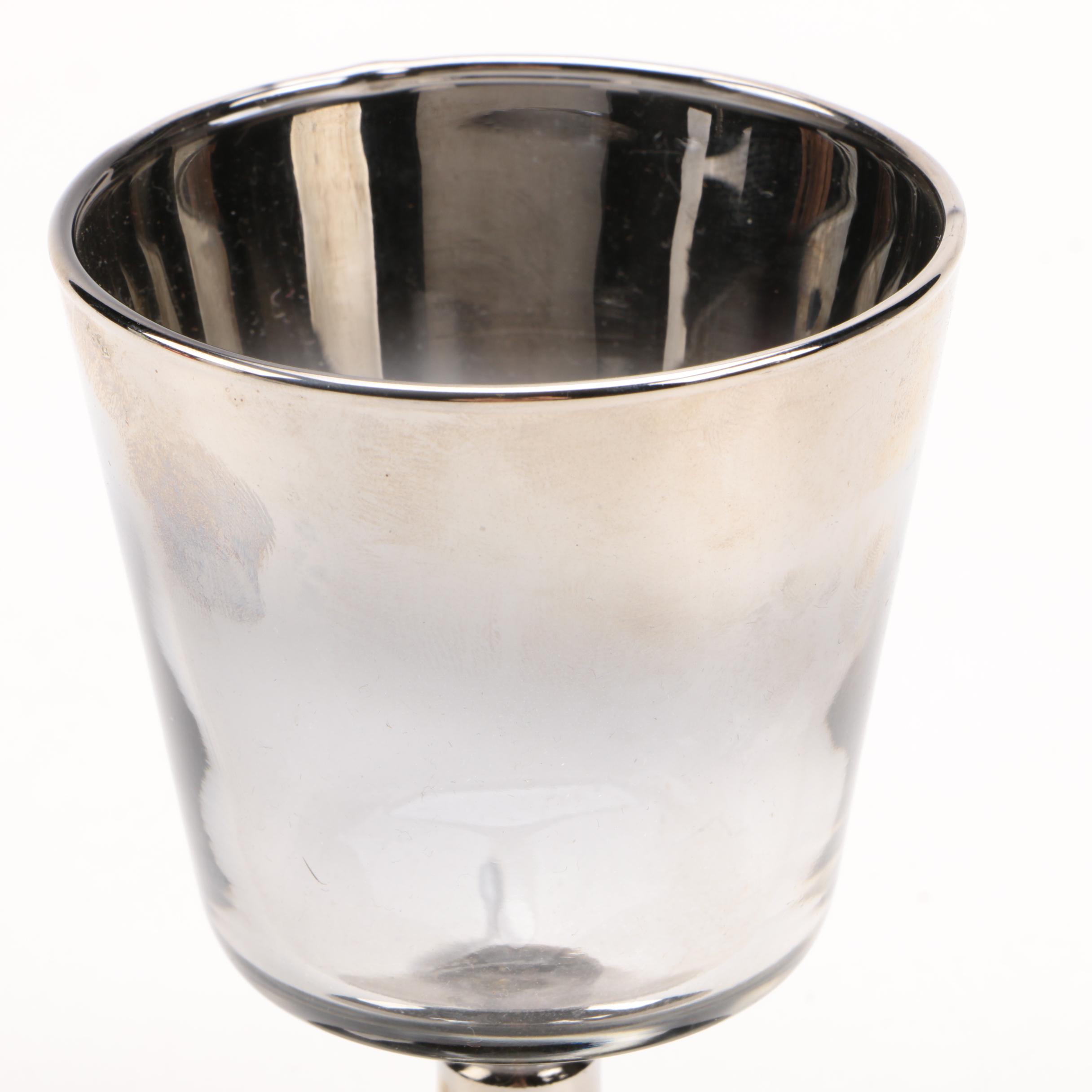 Mid 20th Century Queen's Lusterware Glass Cocktail Serving Set