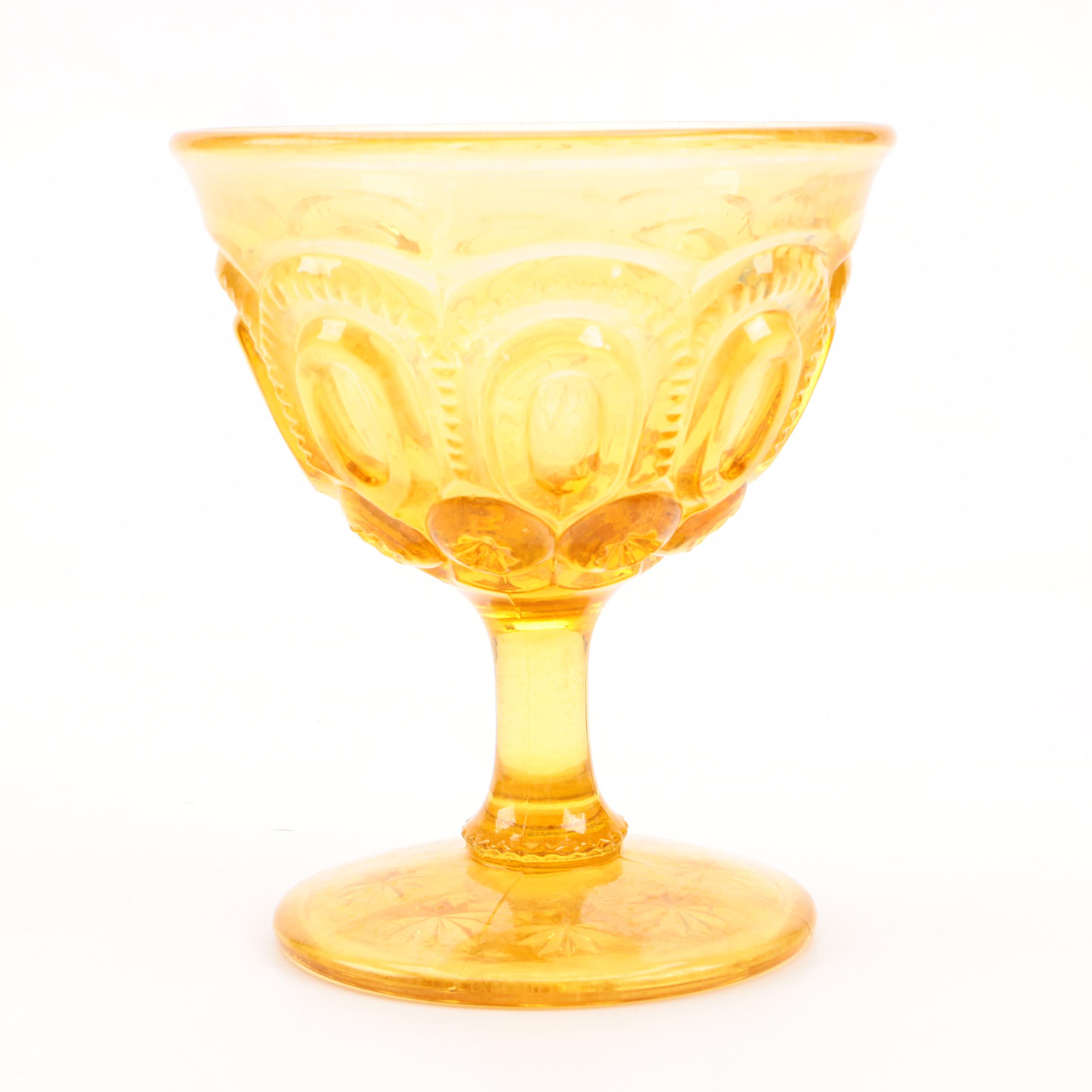 "Moon and Stars" Vintage Glass Stemware
