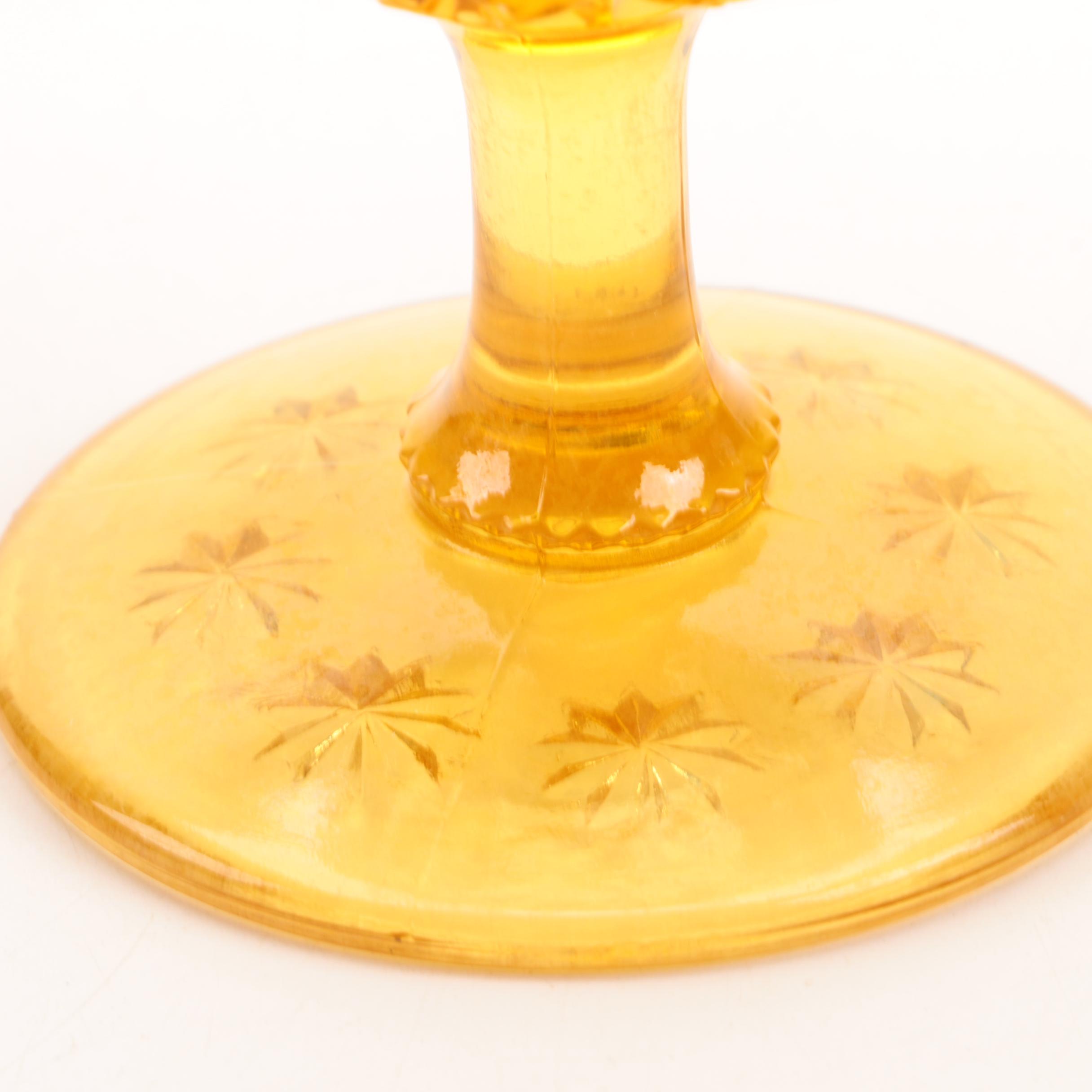 "Moon and Stars" Vintage Glass Stemware