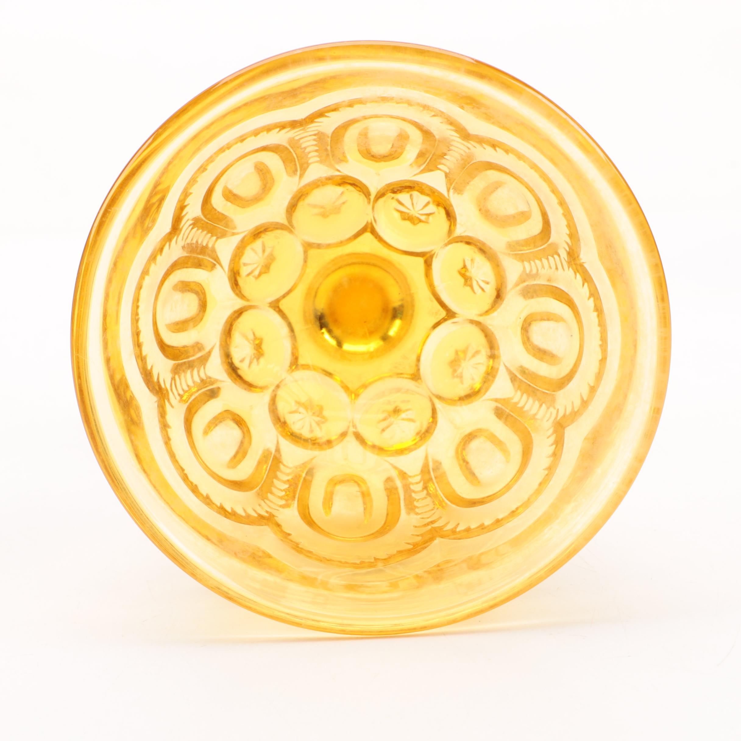 "Moon and Stars" Vintage Glass Stemware