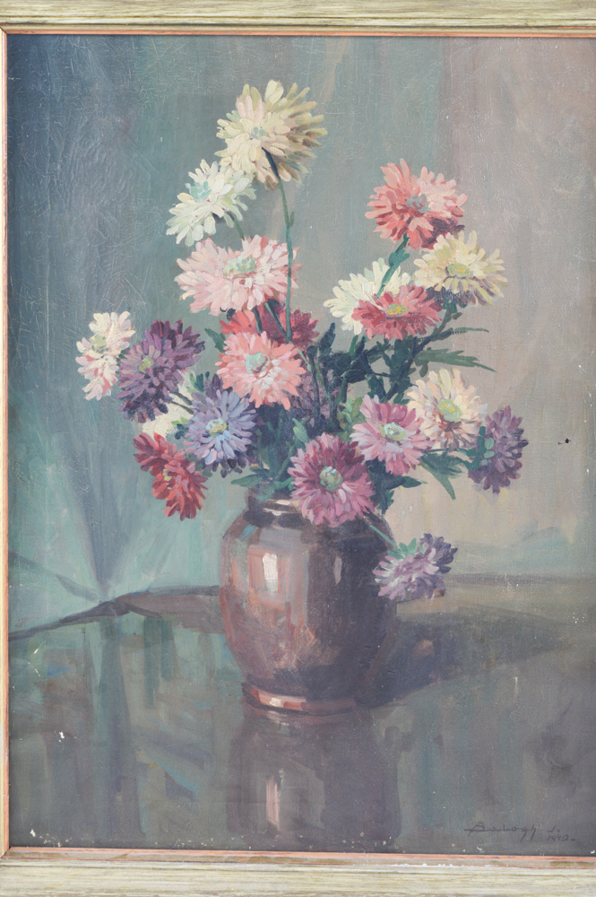 1940 Signed Oil Painting on Canvas