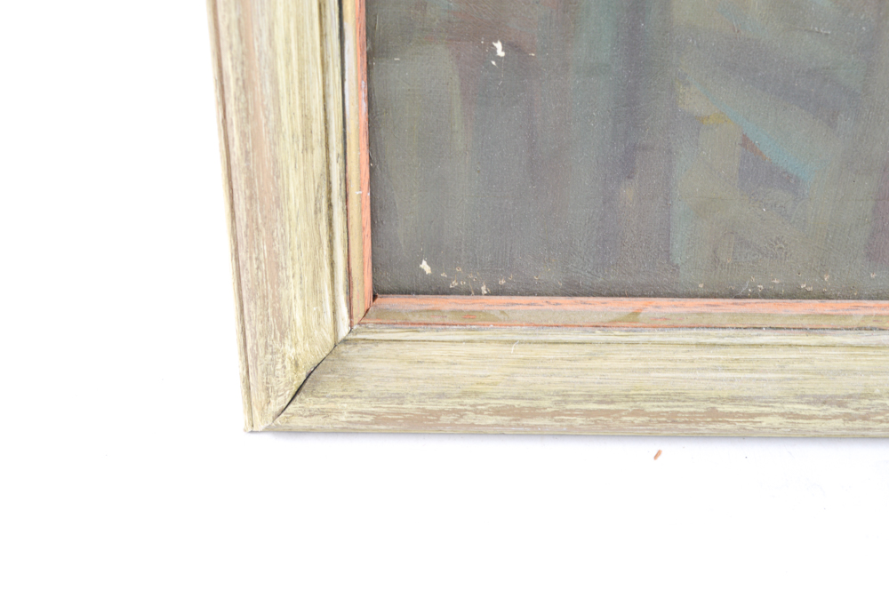 1940 Signed Oil Painting on Canvas